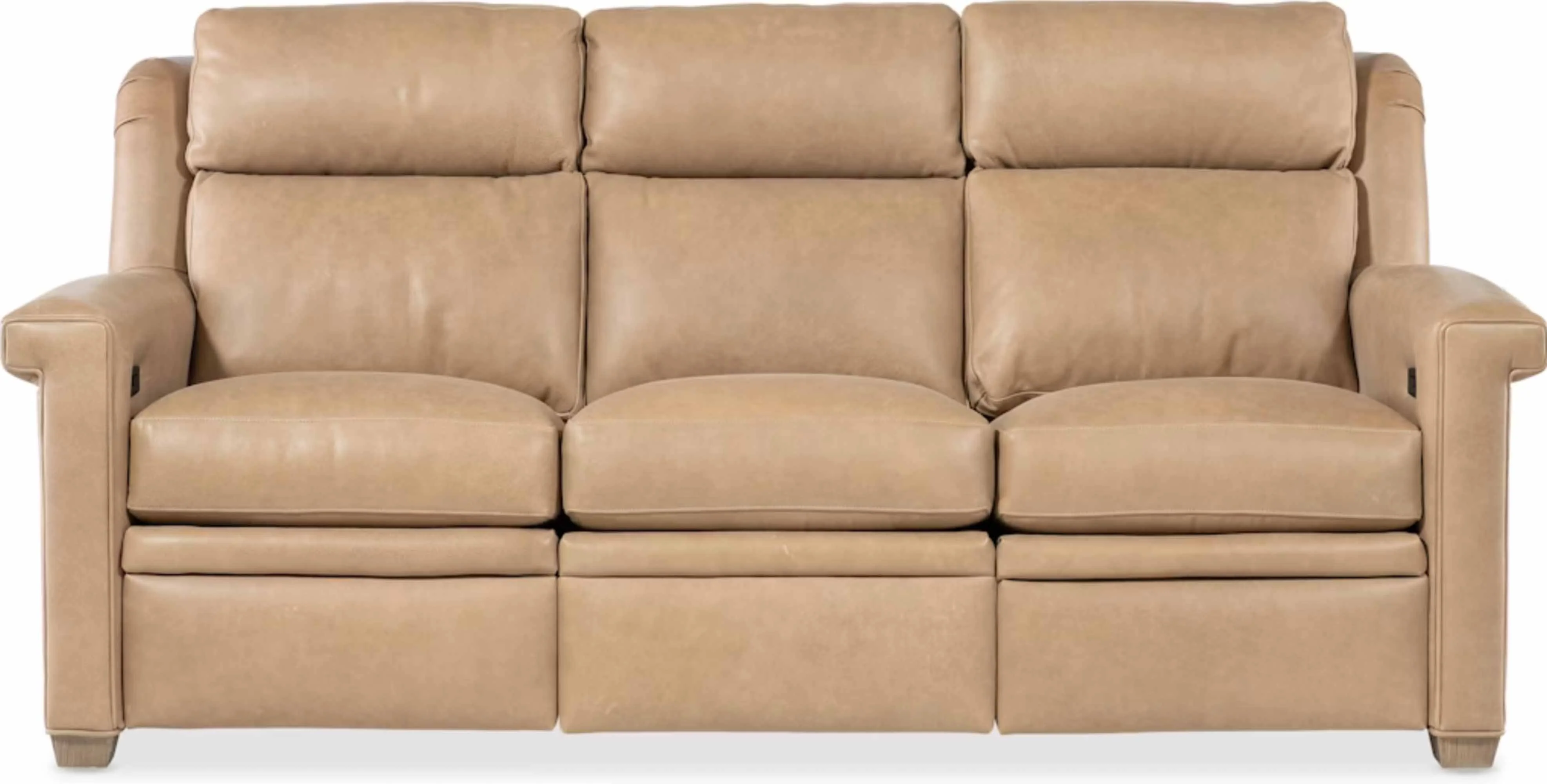Oatis Leather Power Reclining Sofa With Articulating Headrest - Image 8