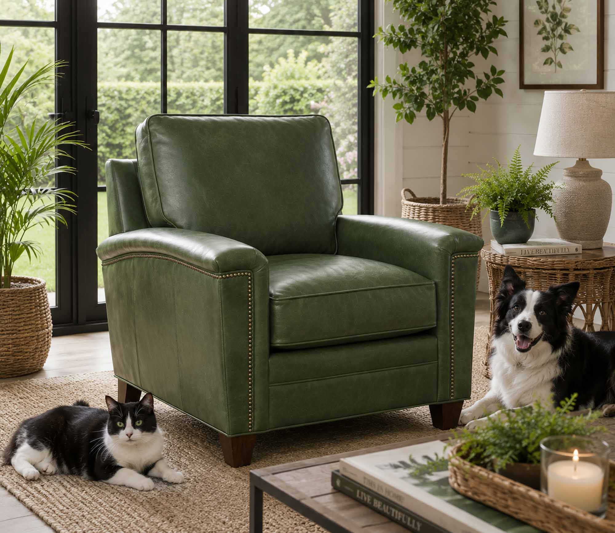 Ollie Leather Chair - Image 20