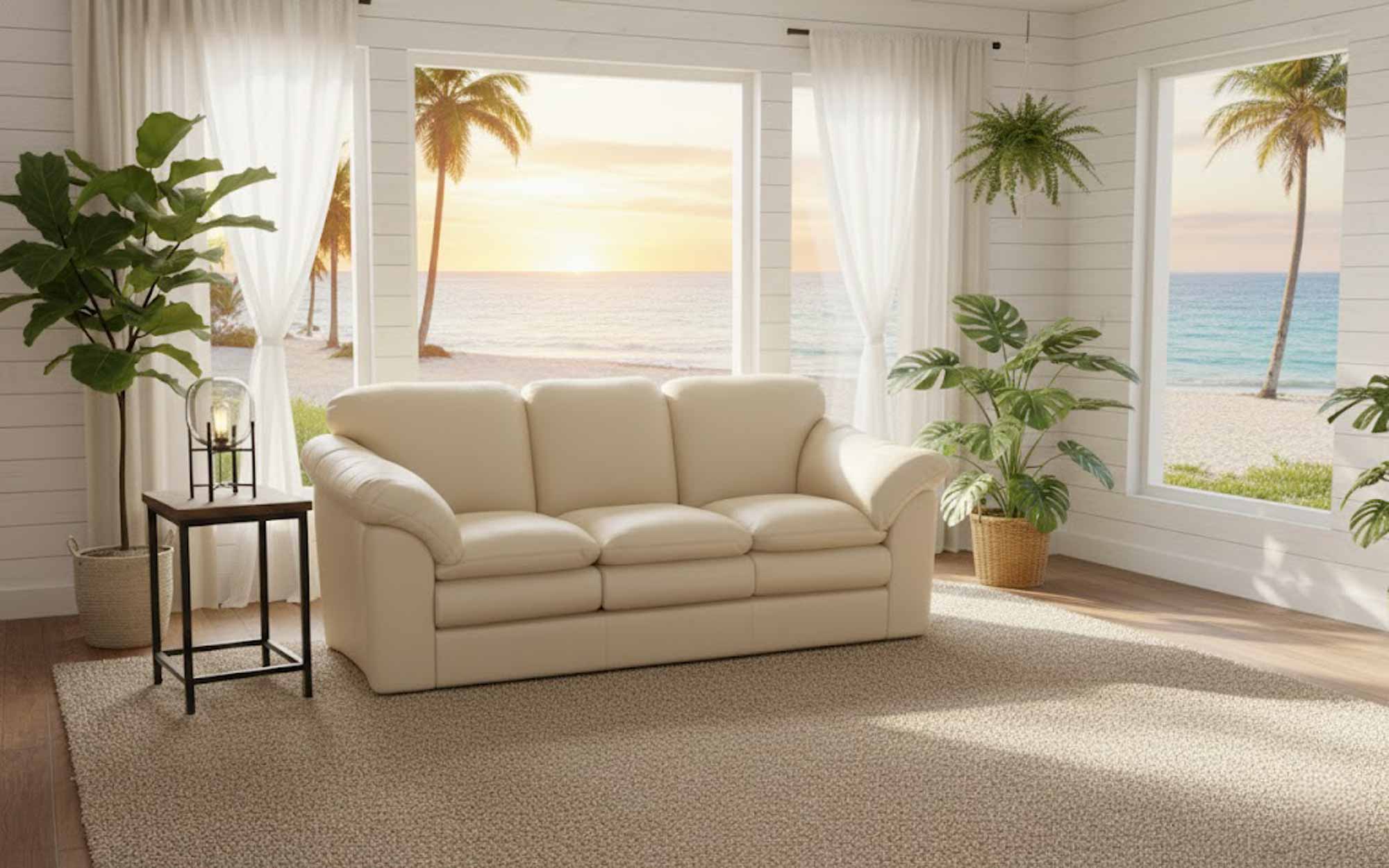 Oregon Leather Sofa - Image 2