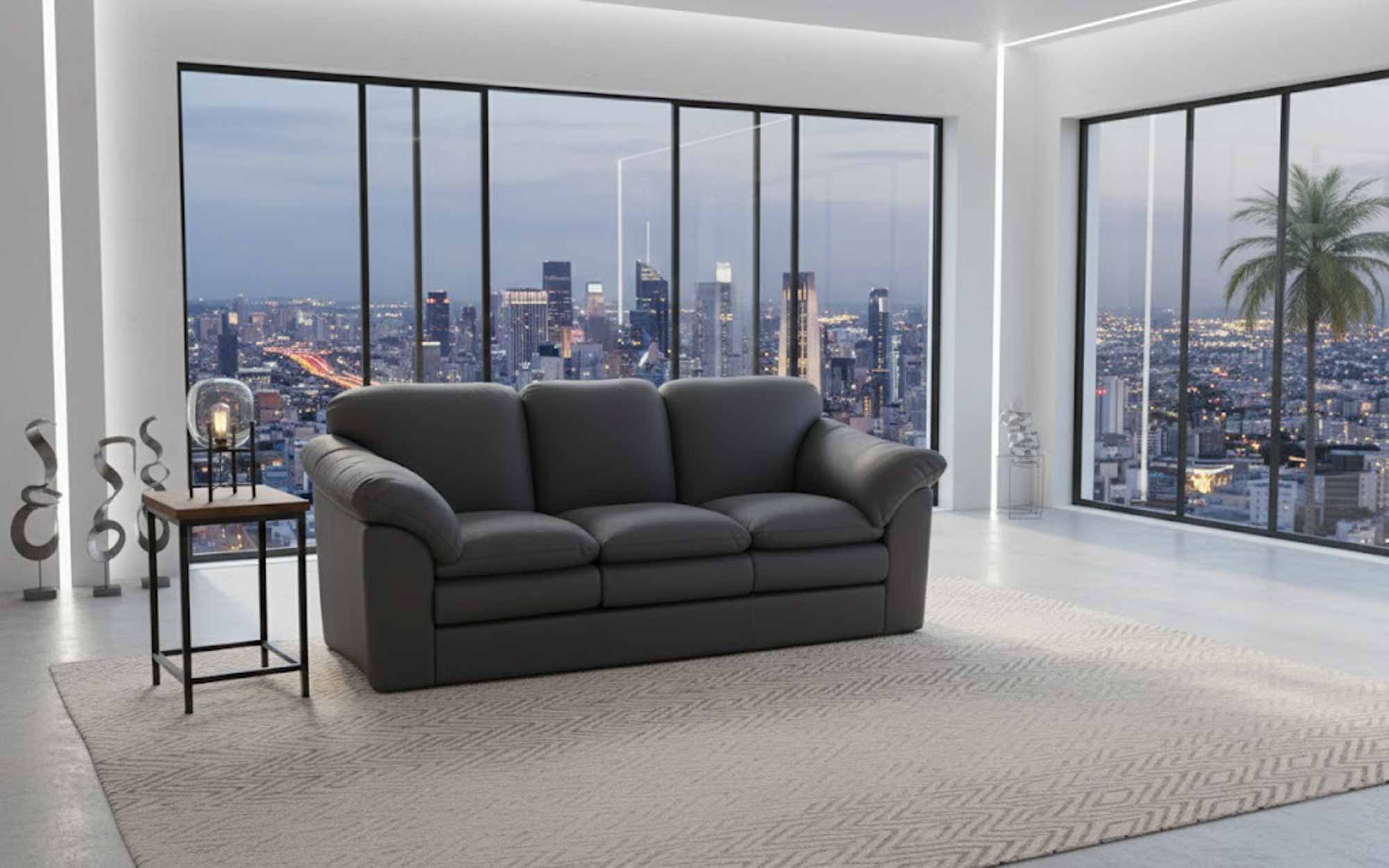 Oregon Leather Sofa - Image 4