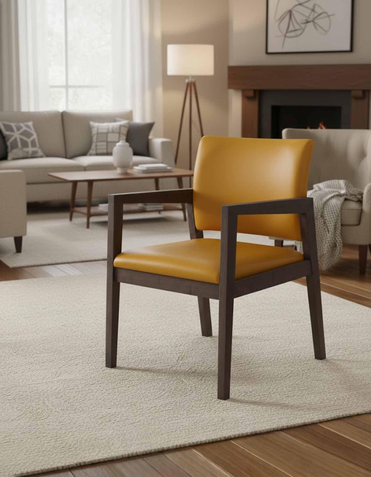 Passos Leather Chair - Image 8
