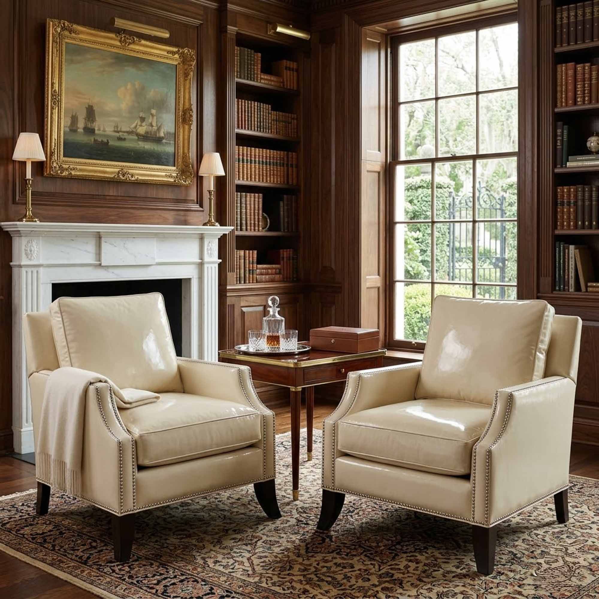 Paulina Leather Chair - Image 4