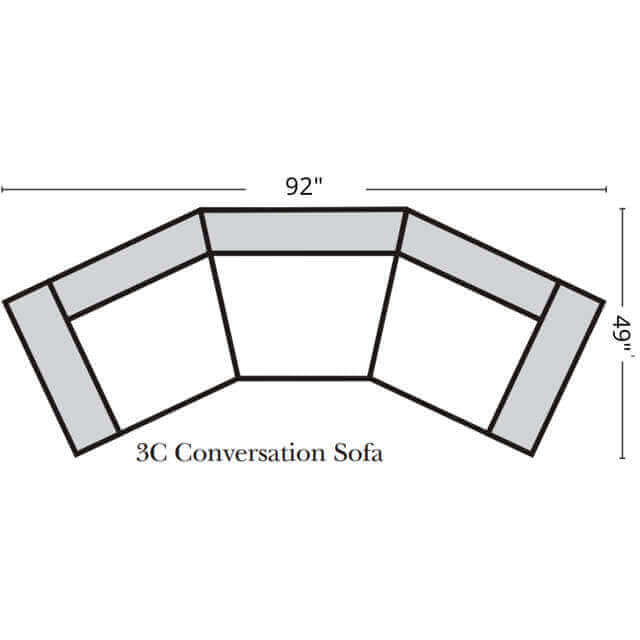Pearson Leather Conversation Sofa - Image 5