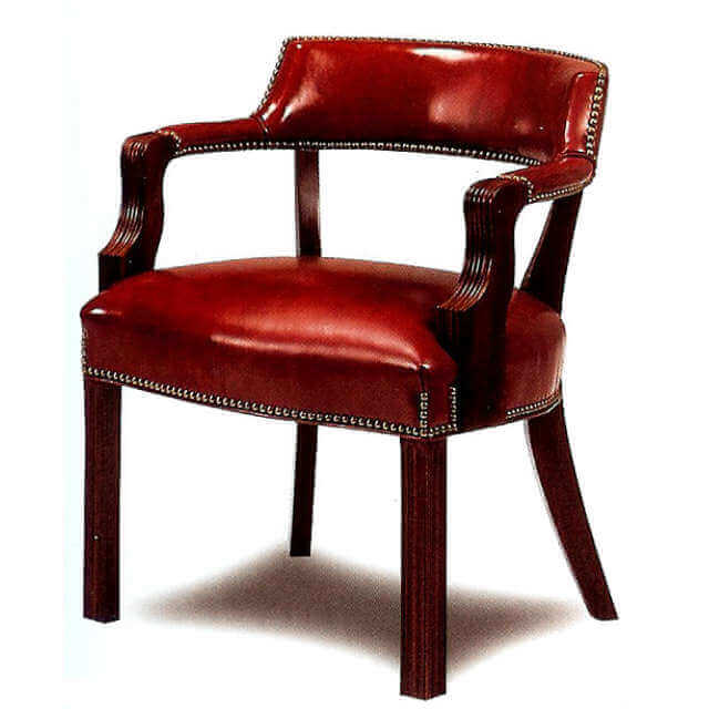 Pendleton Leather Chair - Image 3