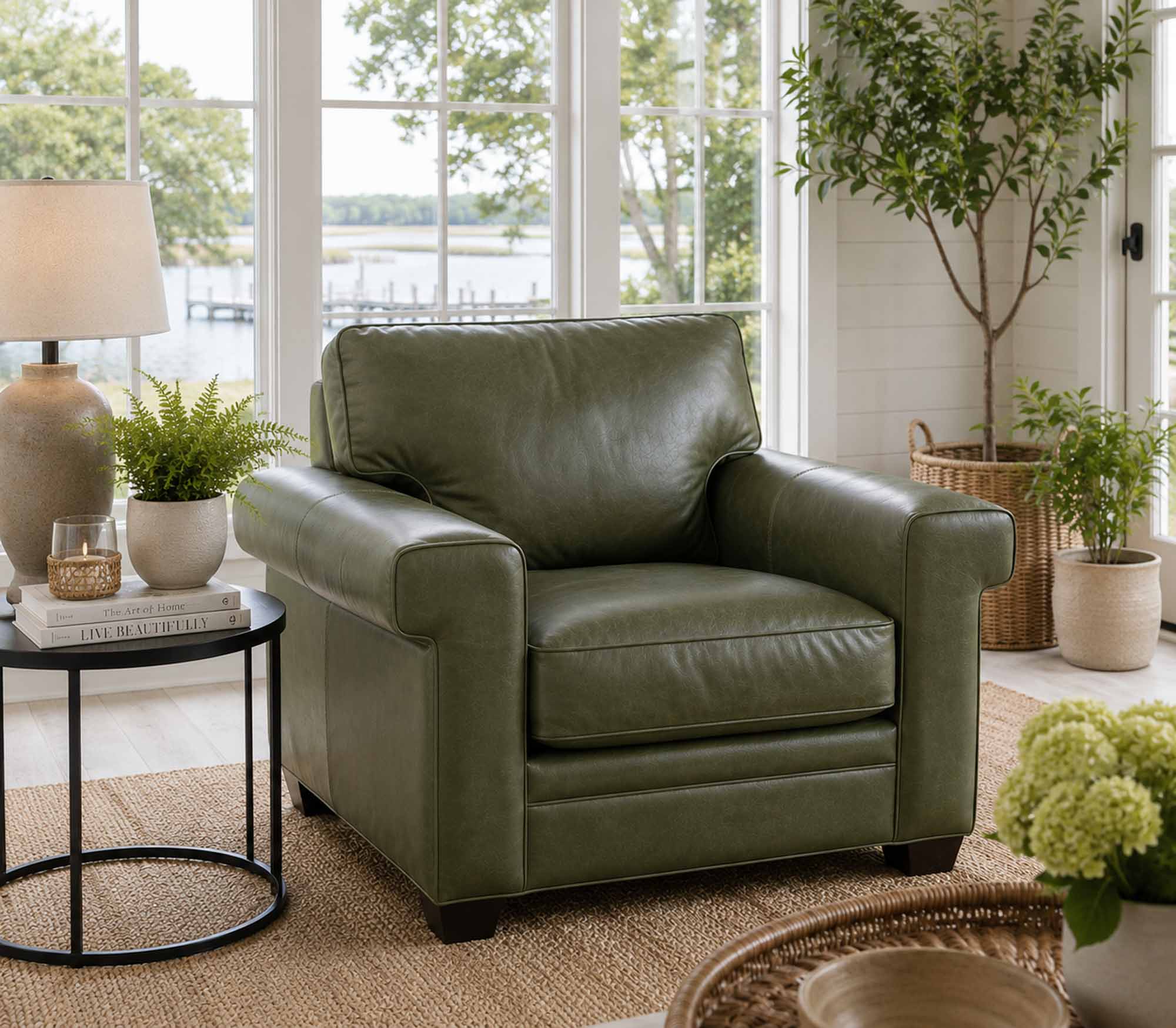 Penny Leather Chair - Image 4