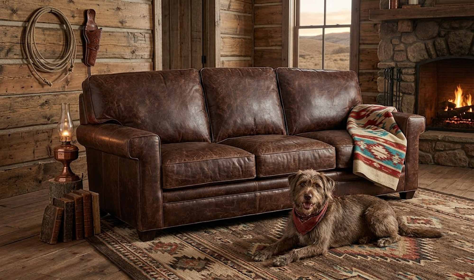 Penny Leather Sofa - Image 4