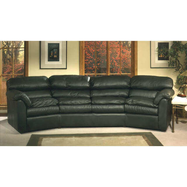 Phoenix Leather Four Cushion Conversation Sofa