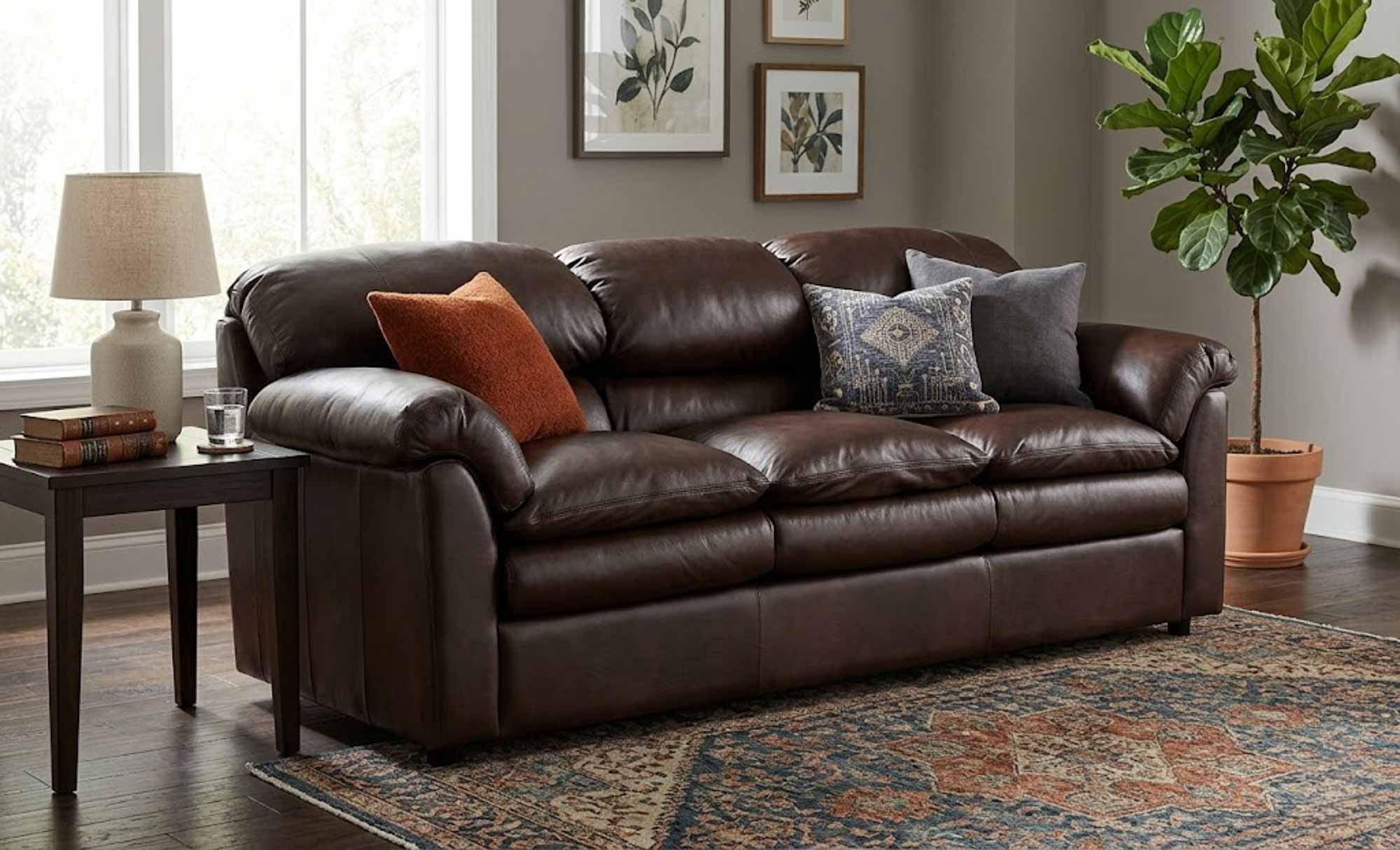 Phoenix Leather Sofa - Image 2