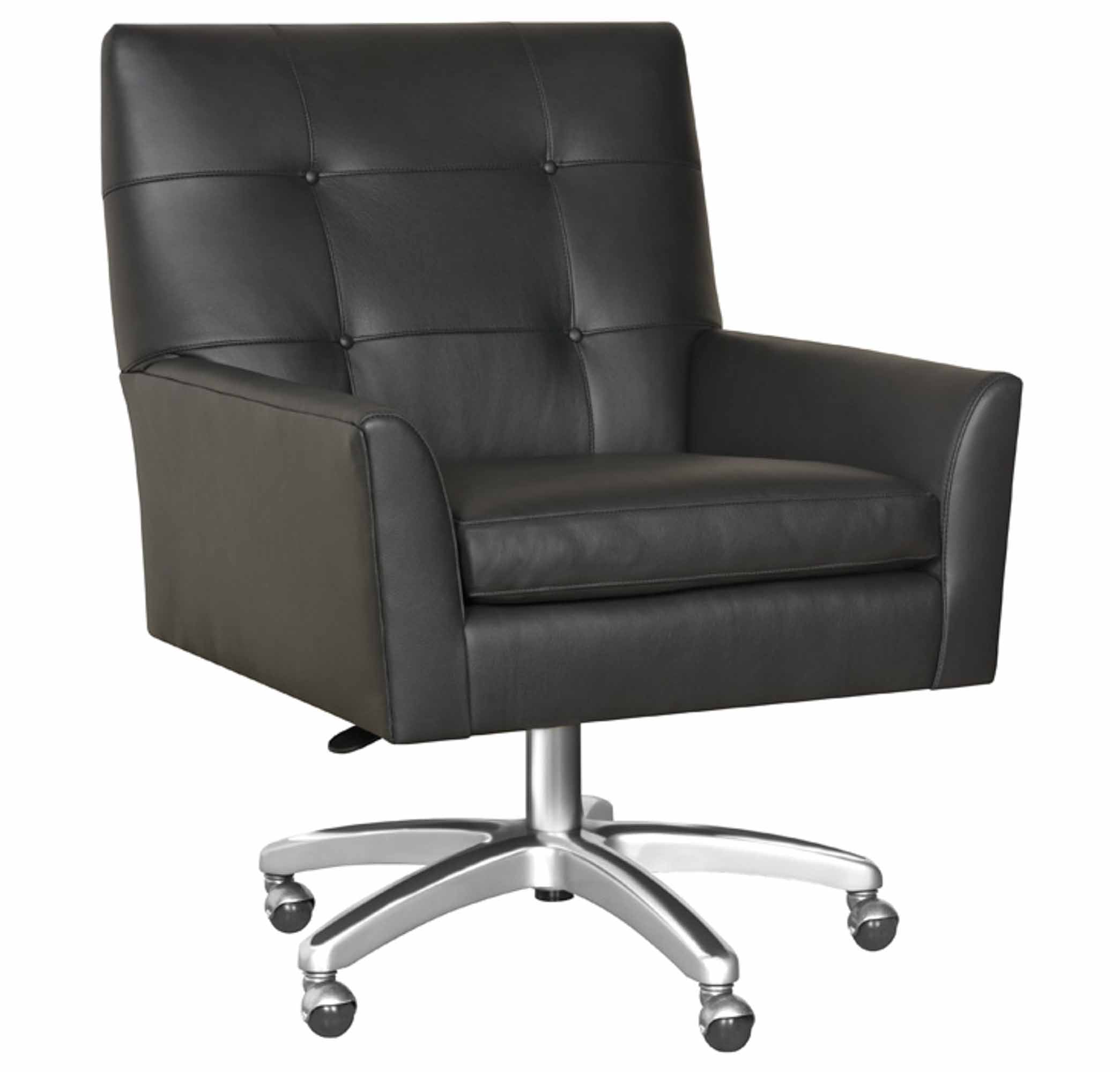 Pilot Leather Swivel Chair - Image 4