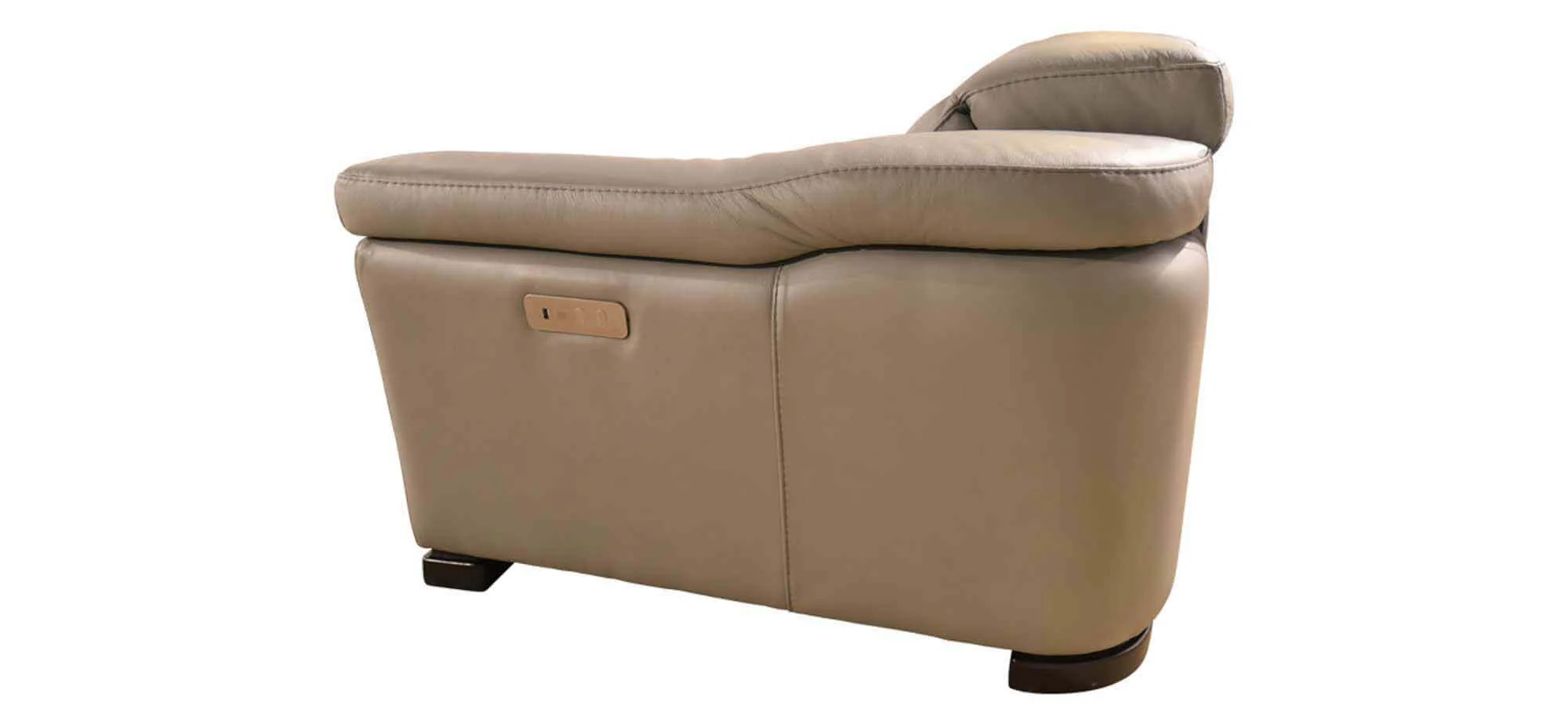 Ponza Leather Power Reclining Loveseat With Articulating Headrest - Image 2