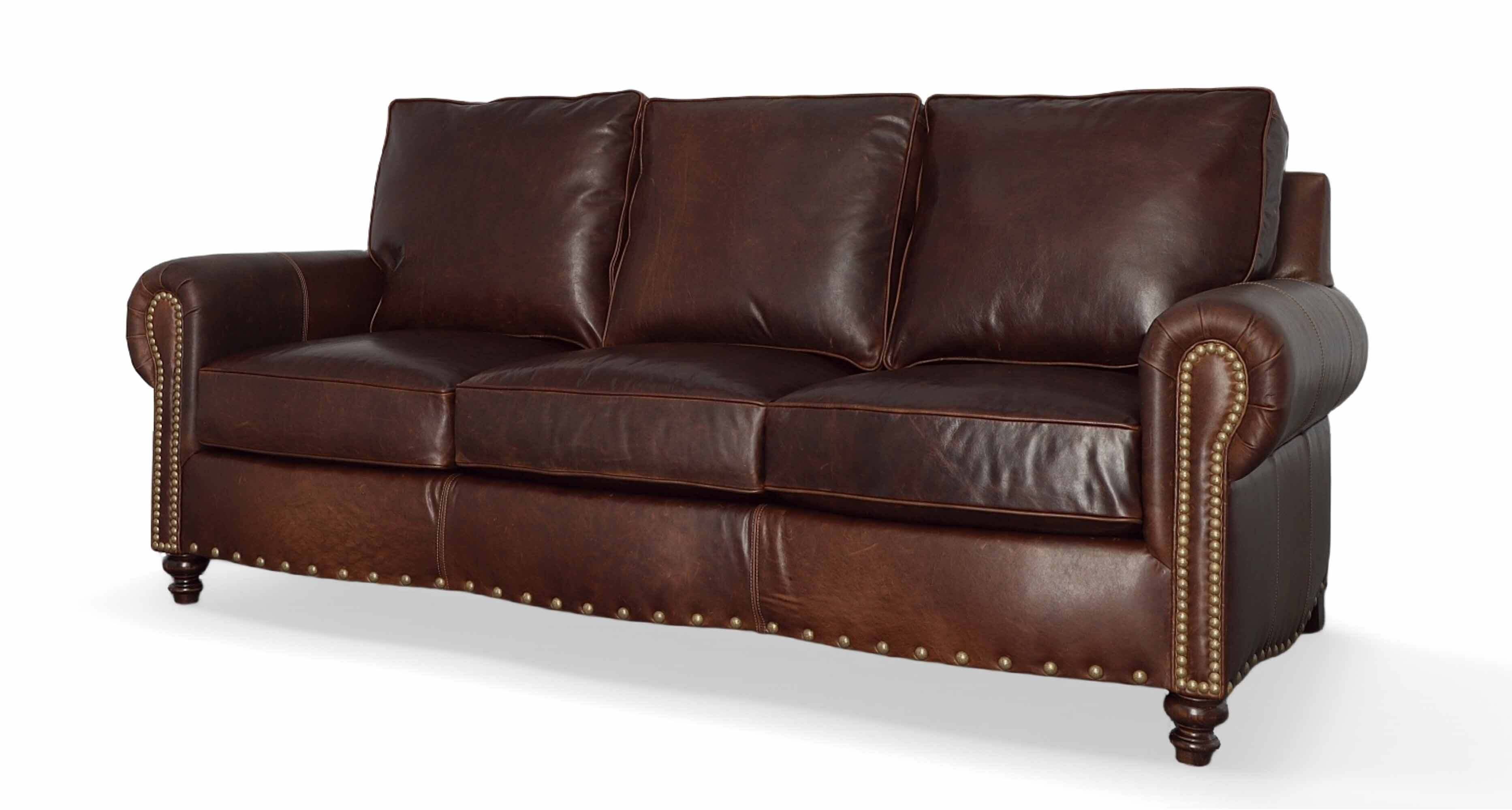 Port Leather Sofa - Image 5