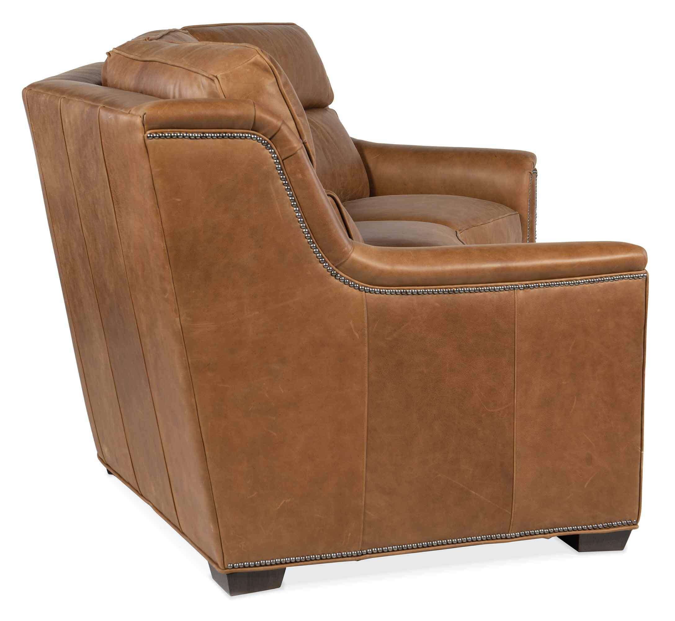 Raiden Leather Conversation Sofa - Image 3