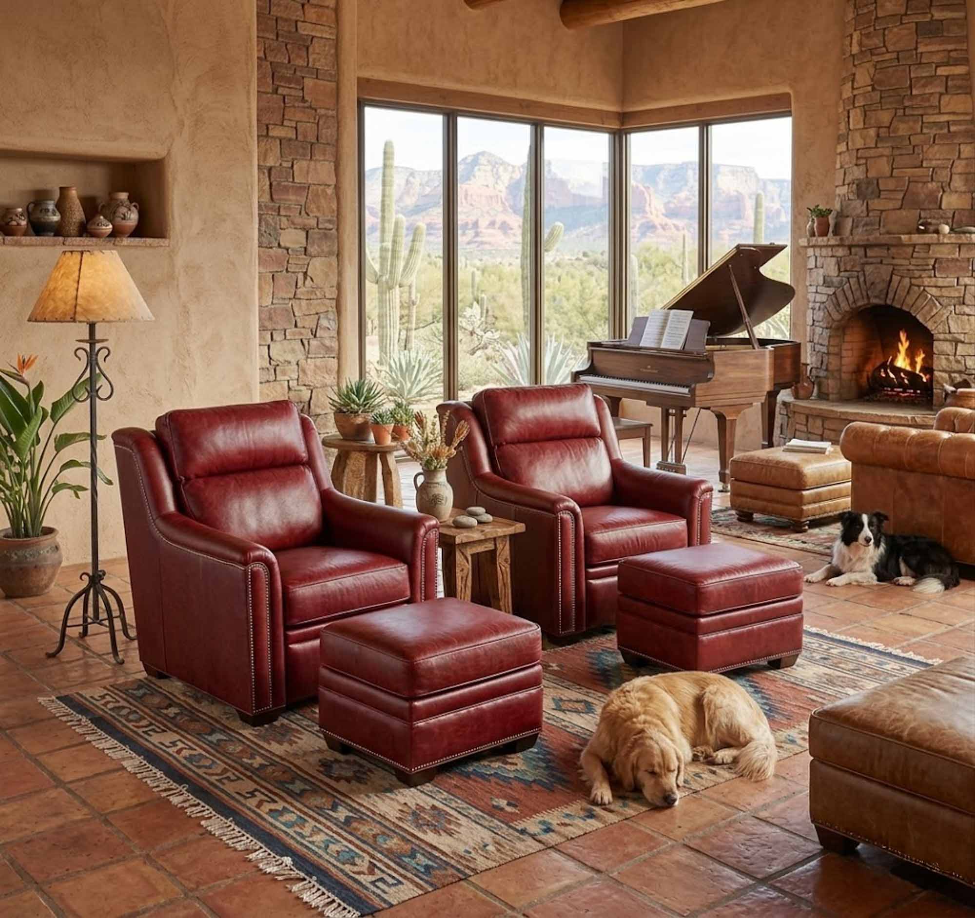 Raiden Leather Power Recliner With Articulating Headrest - Image 10