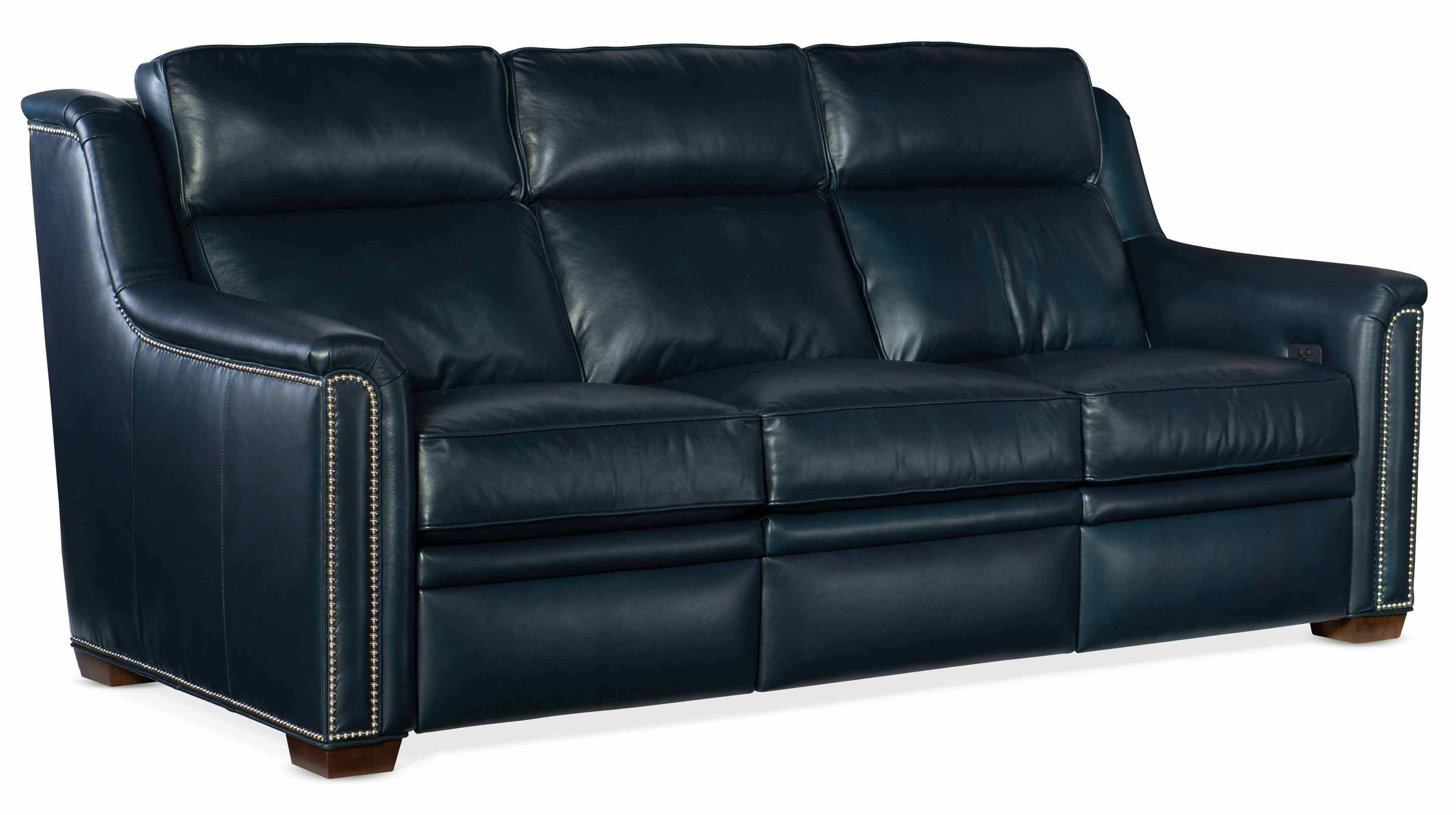 Raiden Leather Power Reclining Sofa With Articulating Headrest