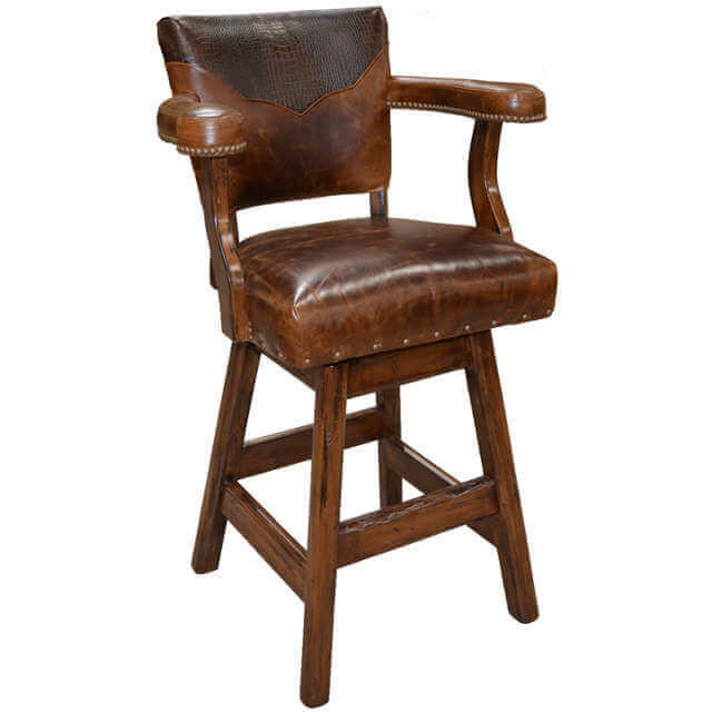 Rango Leather Bar Stool