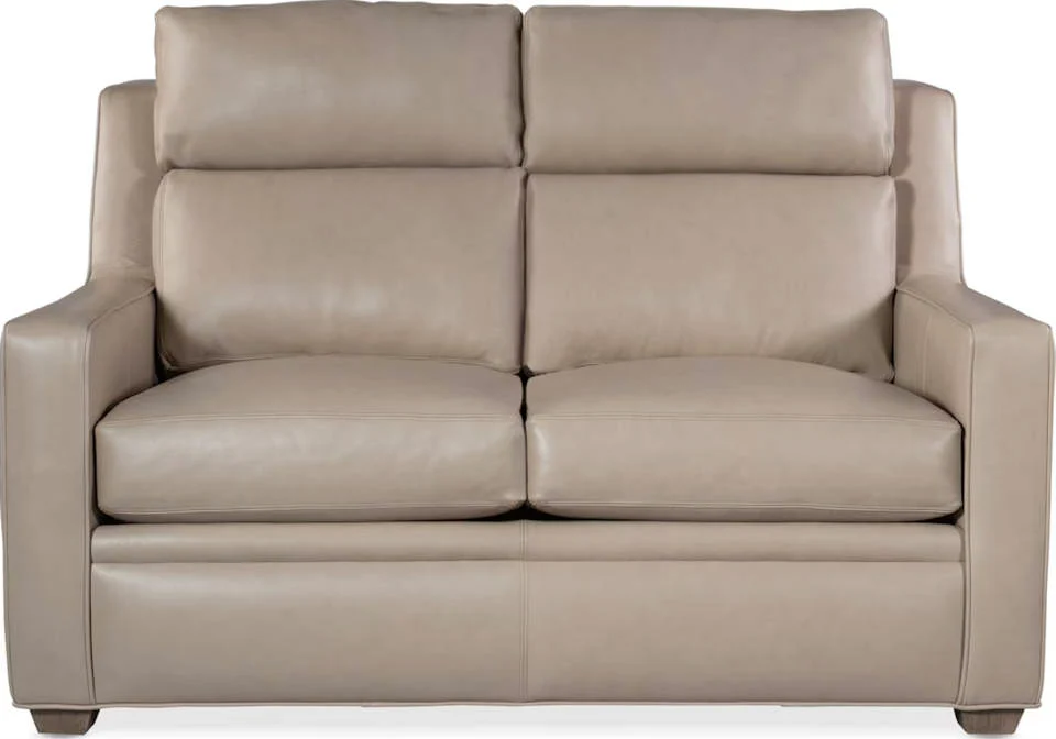 Raymond Leather Power Reclining Loveseat With Articulating Headrest