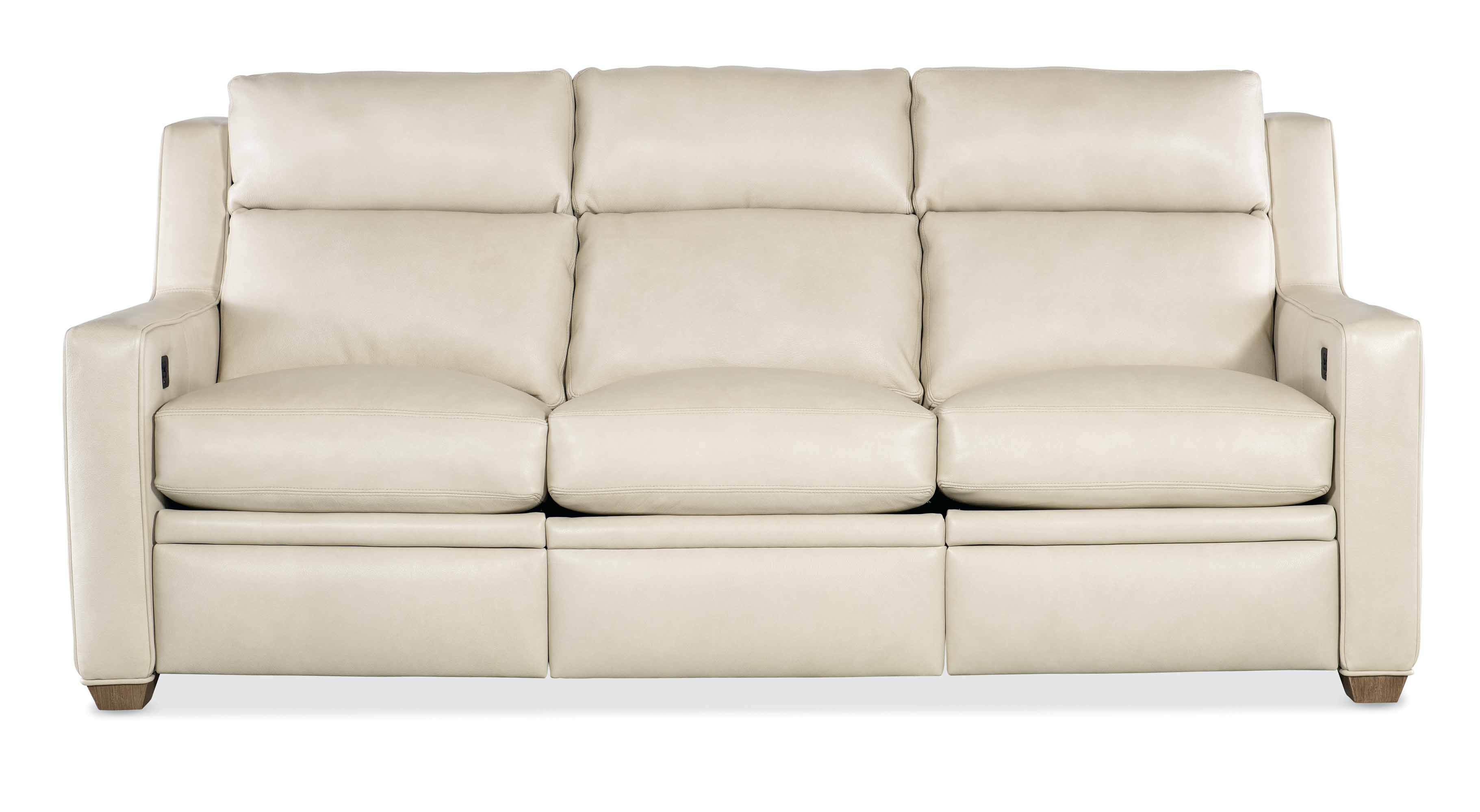 Raymond Leather Power Reclining Sofa With Articulating Headrest - Image 2