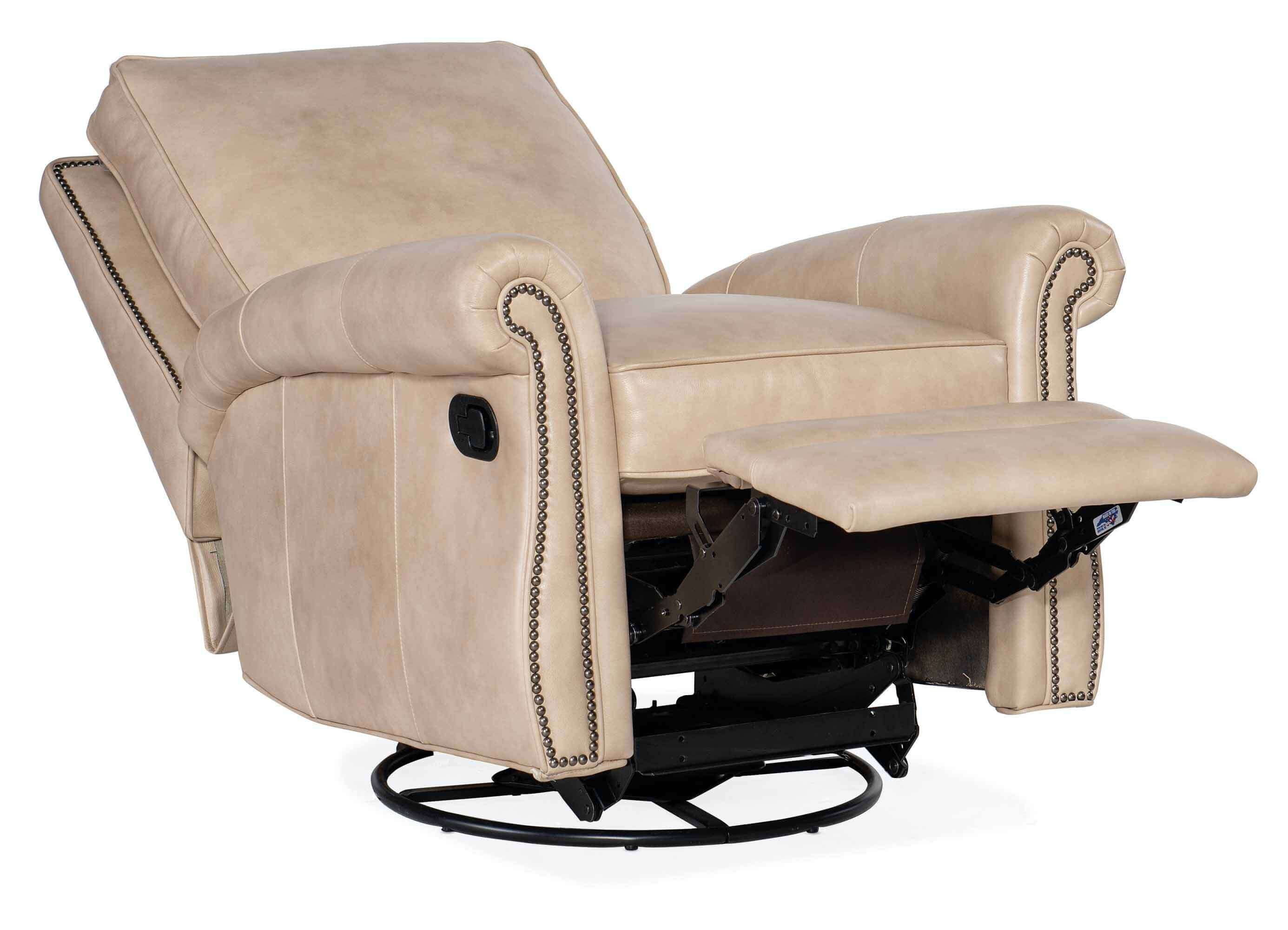 Reddish Leather Wallhugger Recliner - Image 5