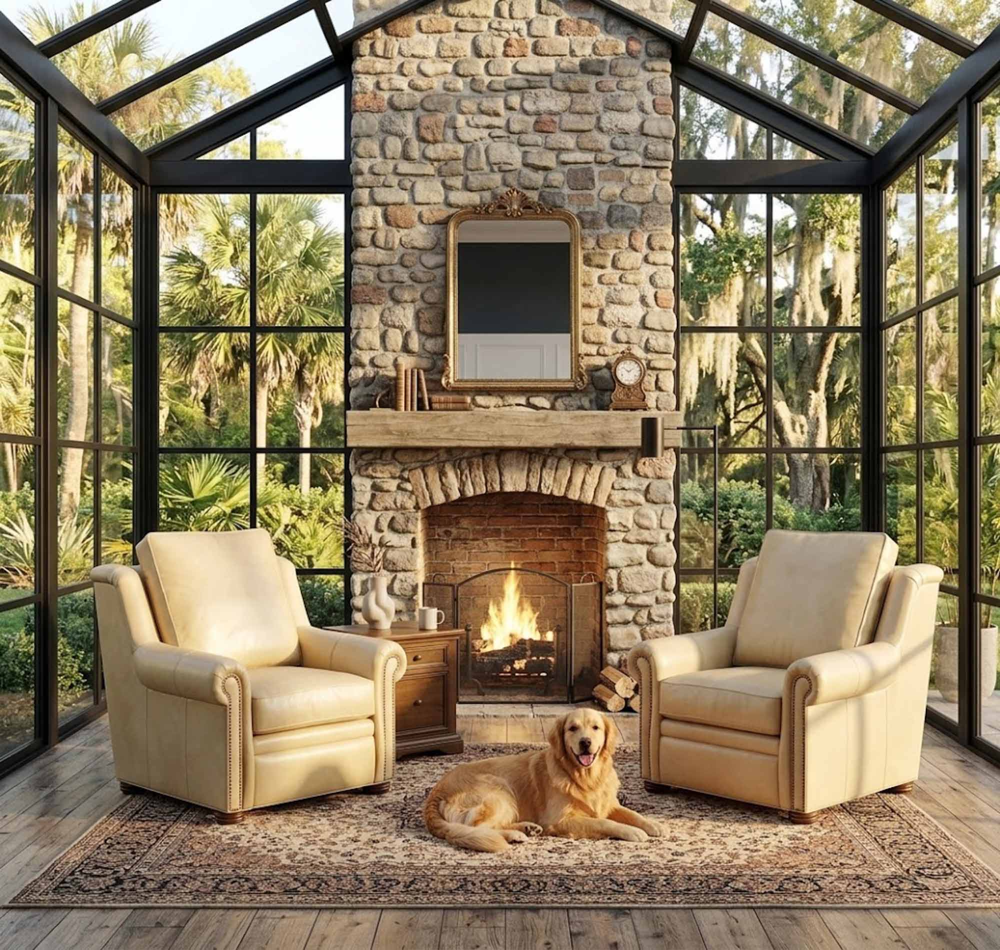 Reece Leather Chair - Image 9