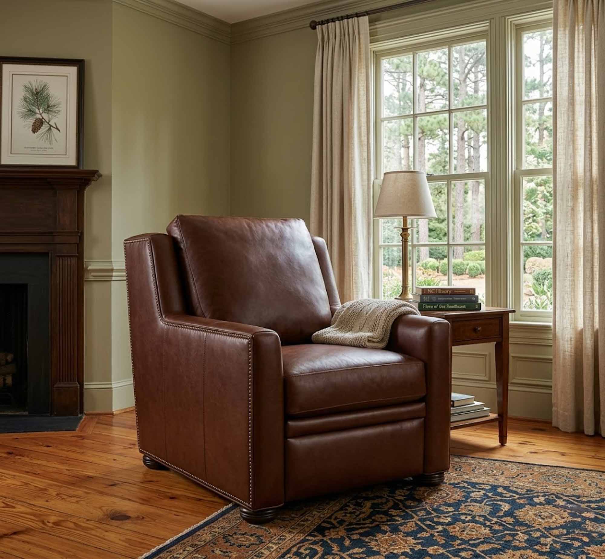 Revelin Leather Power Recliner With Articulating Headrest - Image 5