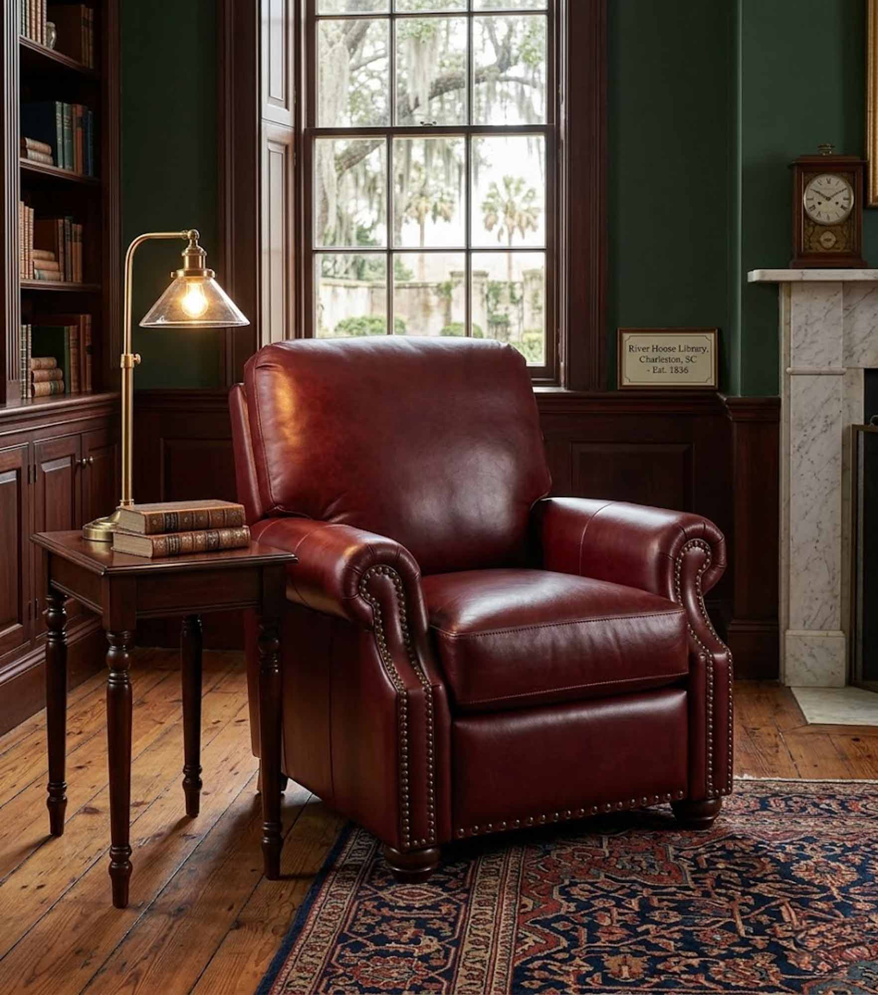 Riverton Leather Recliner - Image 8