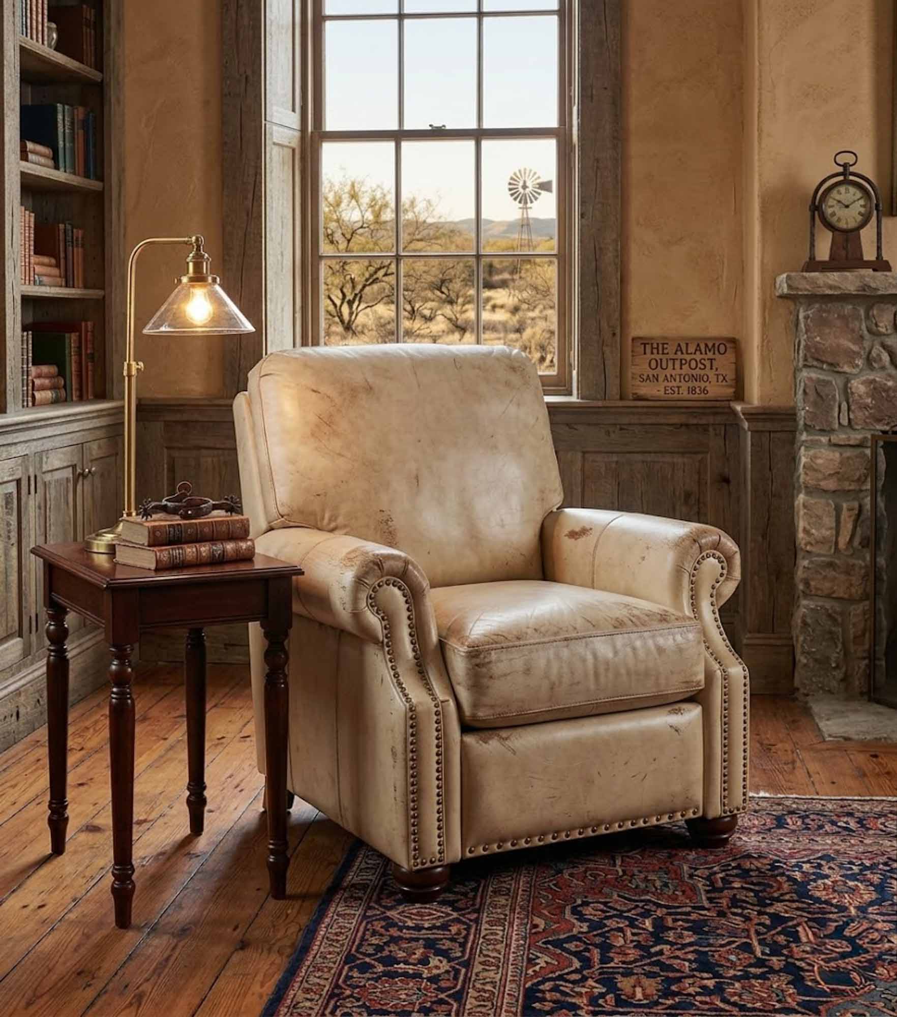 Riverton Leather Recliner - Image 9