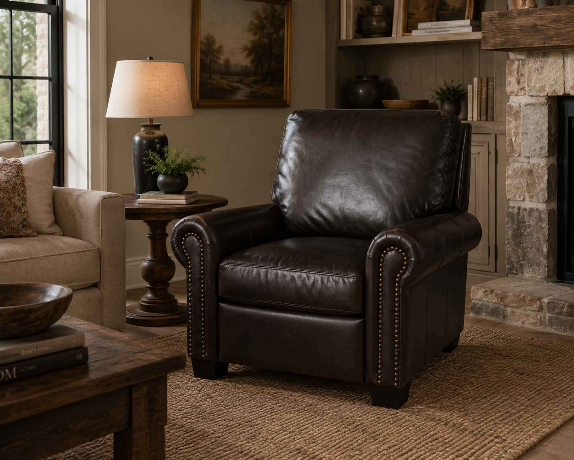 Selma Leather Recliner - Image 3
