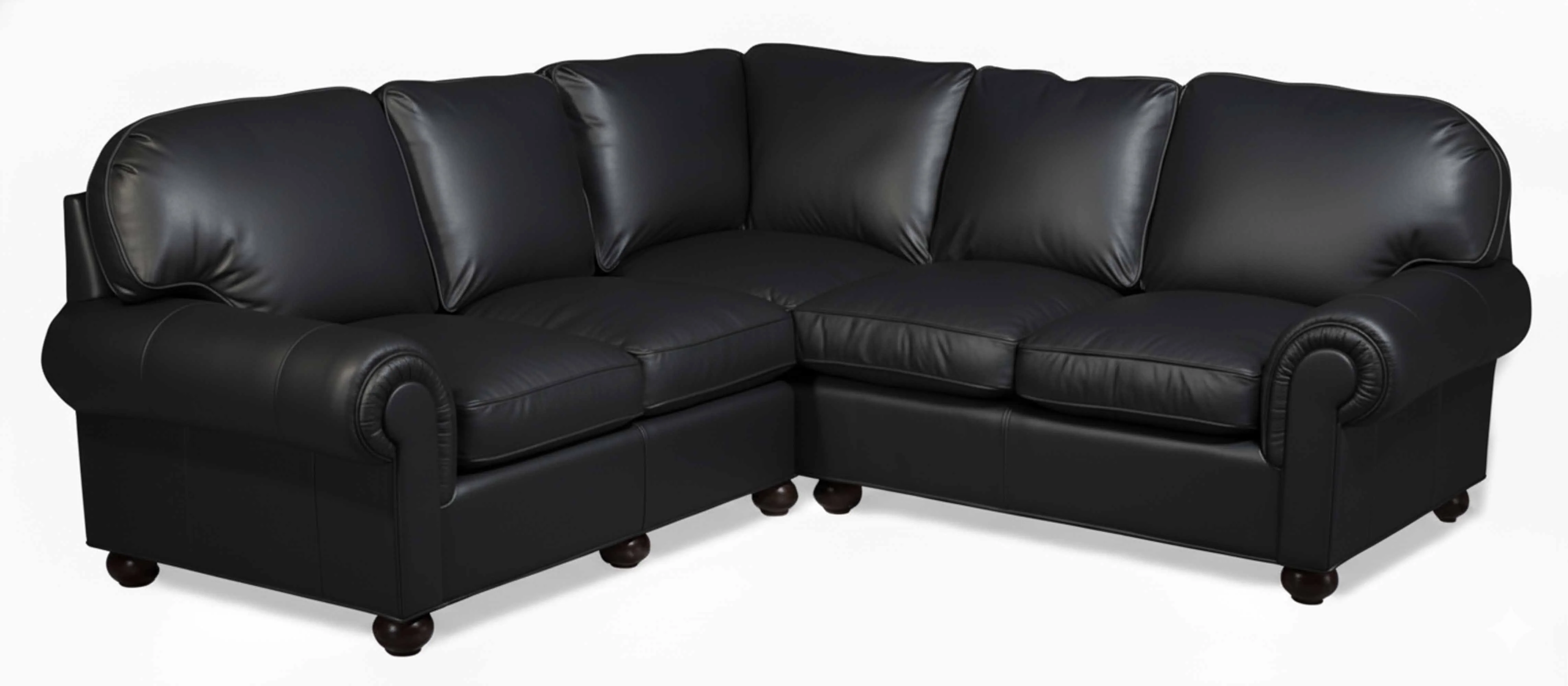 Senneca Leather Sectional - Image 4