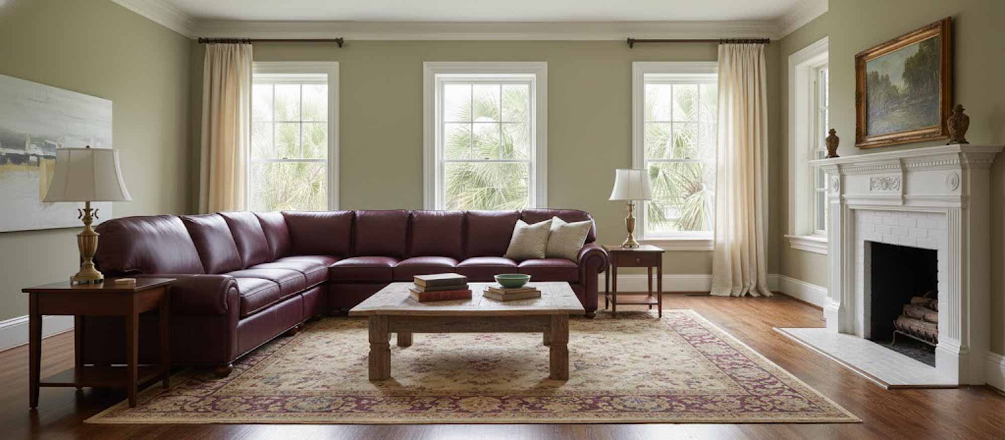 Senneca Leather Sectional - Image 8
