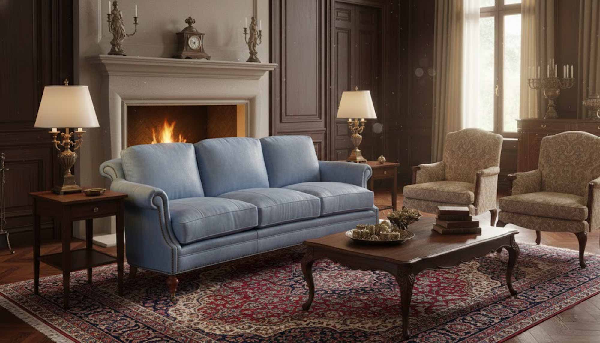 Sheldon Leather Sofa - Image 3
