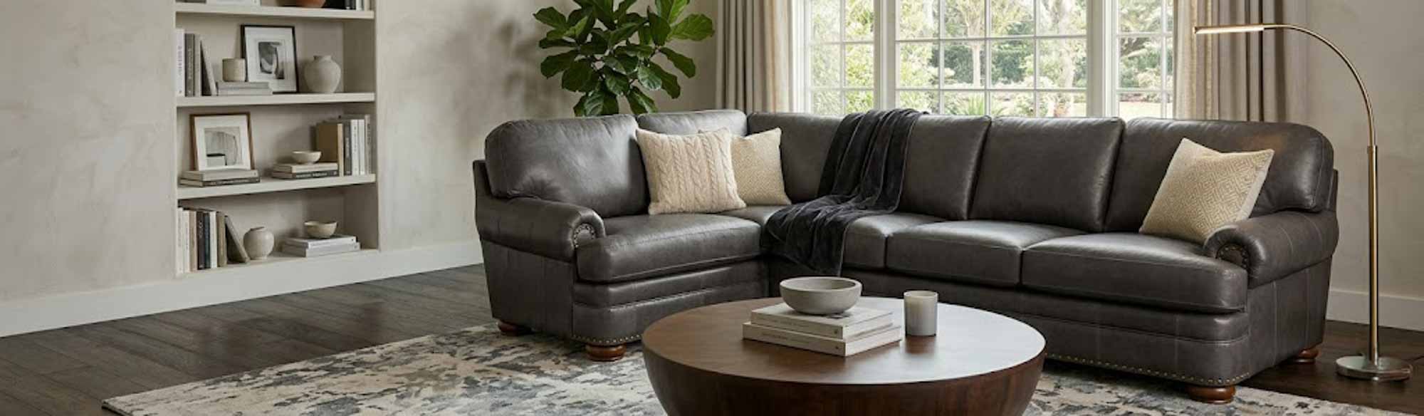Shield Leather Sectional - Image 3
