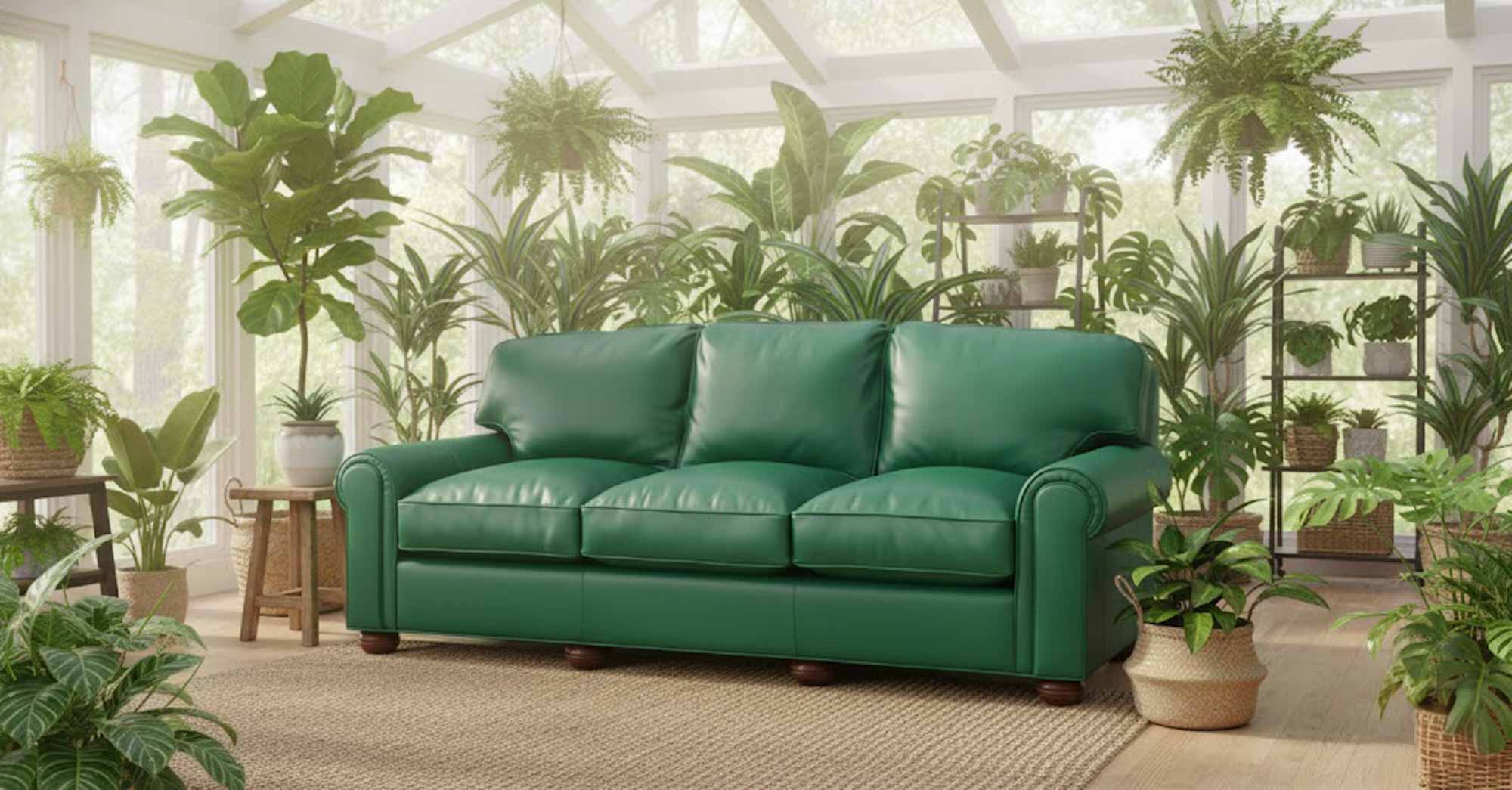 Sig Leather Sleeper Sofa - Image 7