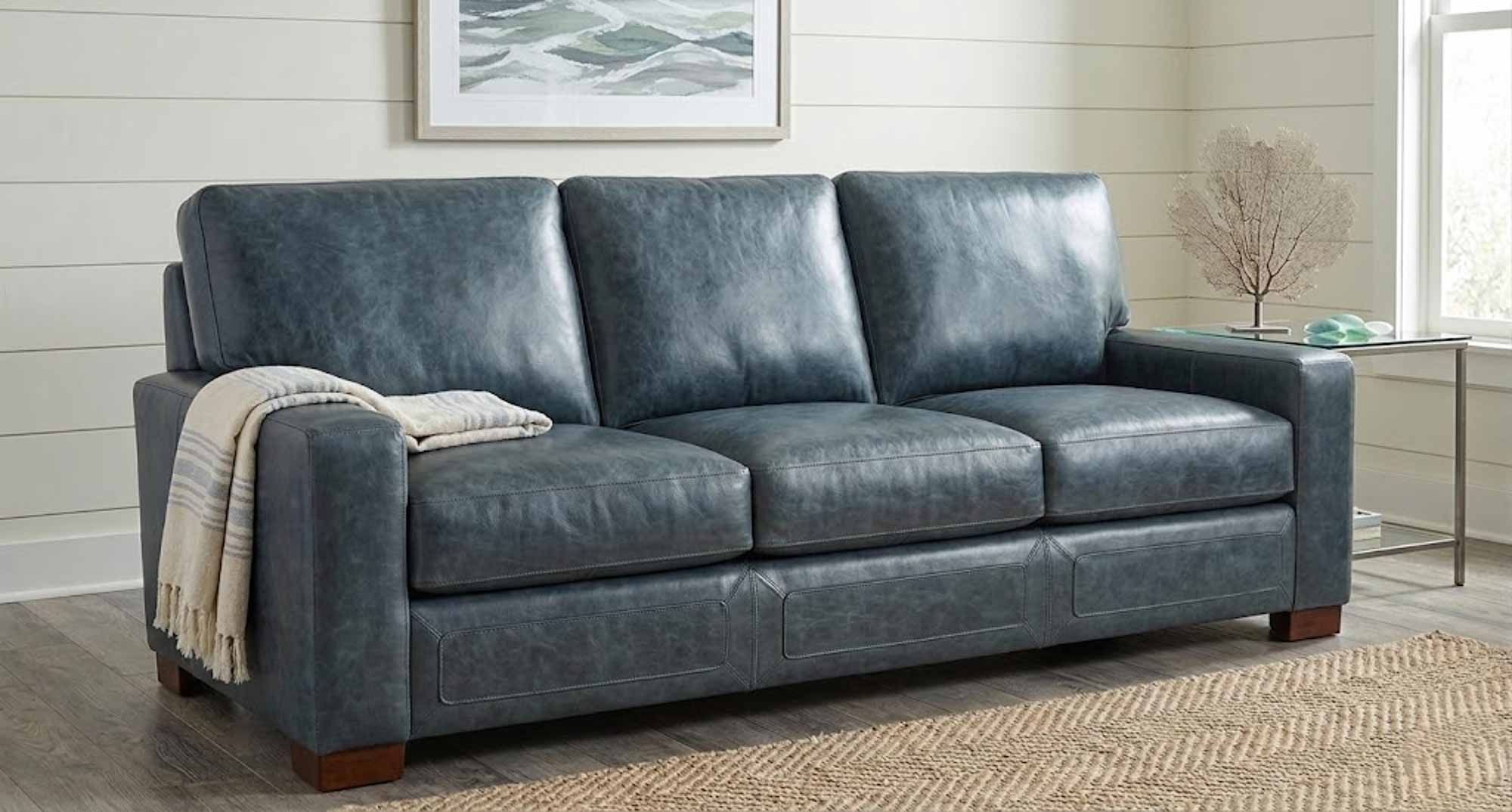 Stassi Leather Sofa - Image 2