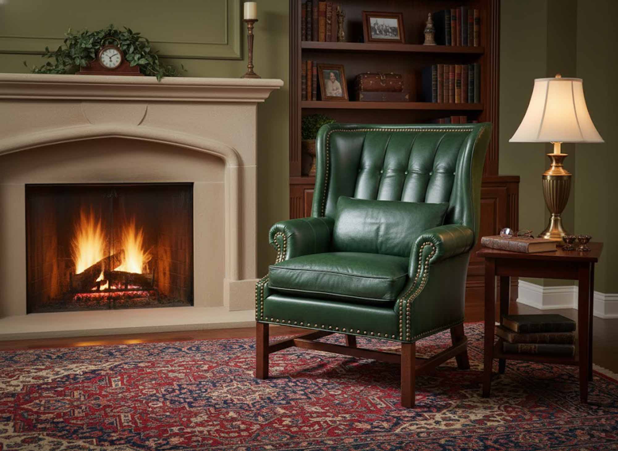 Stephen Leather Chair - Image 4