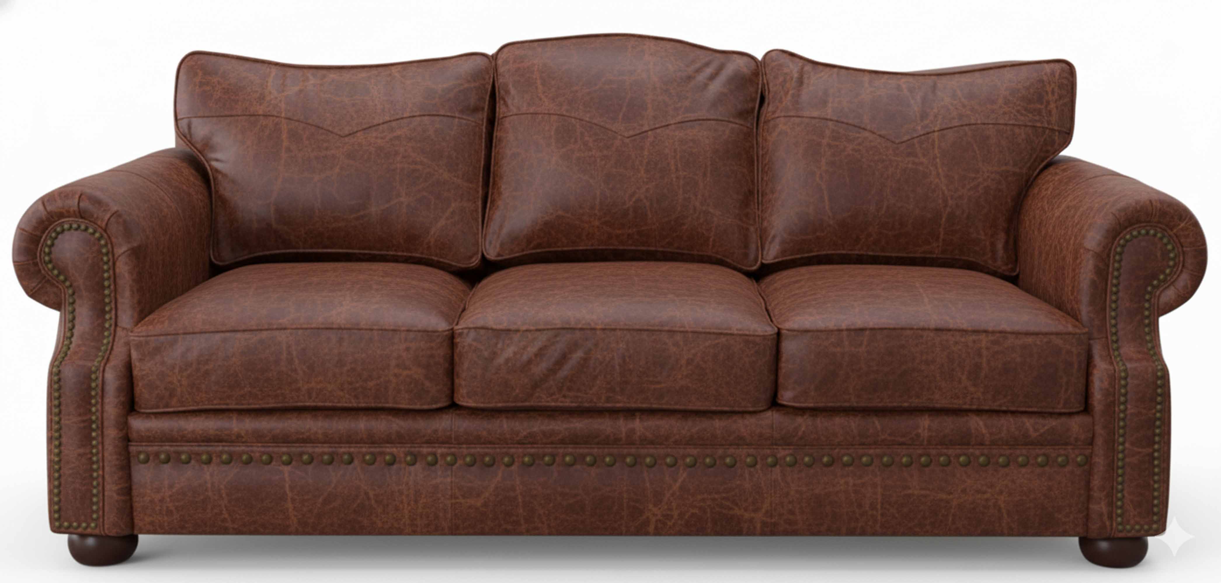 Stetson Leather Queen Size Sofa Sleeper - Image 7