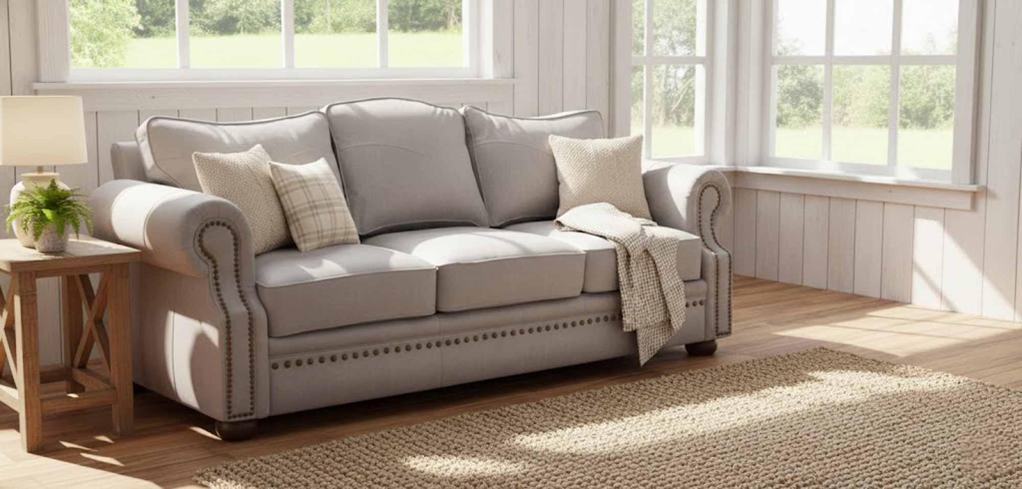 Stetson Leather Queen Size Sofa Sleeper - Image 9