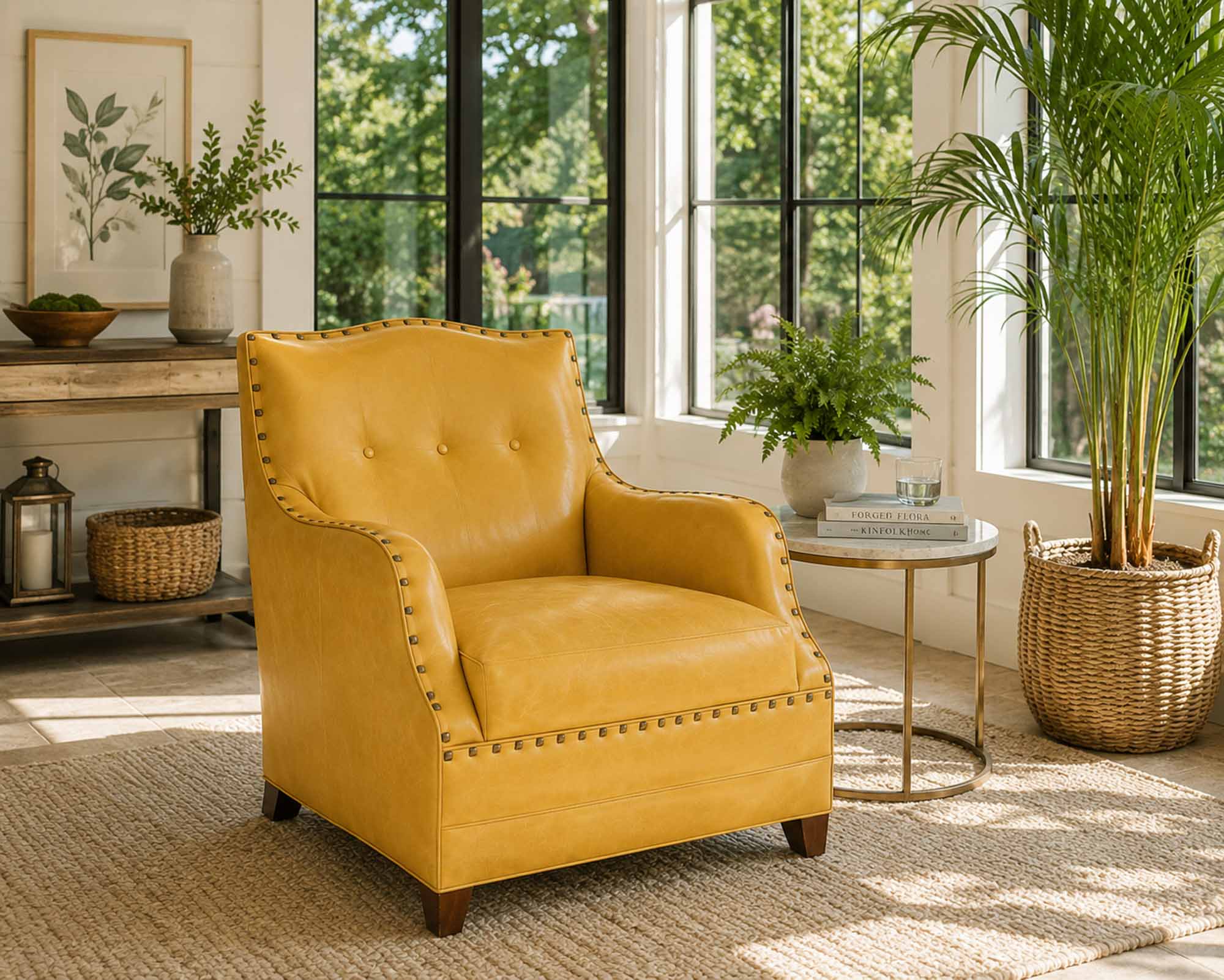 Stogie Leather Chair - Image 3