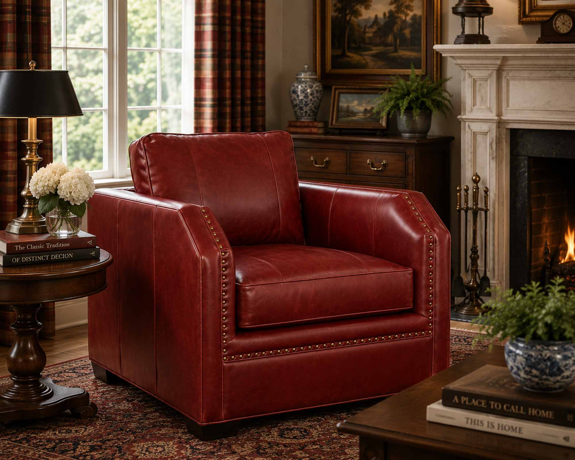 Sutton Leather Chair - Image 13