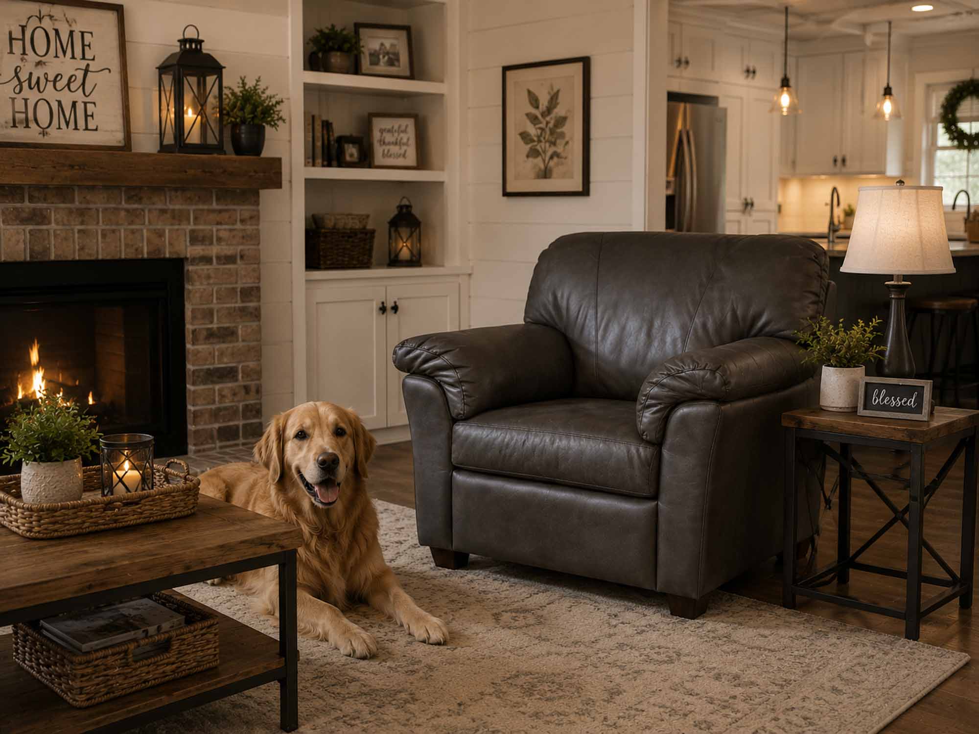 Tahoe Leather Chair - Image 3
