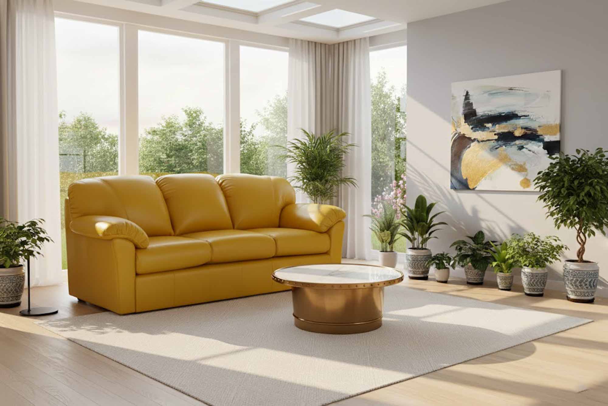 Tahoe Leather Sofa - Image 3