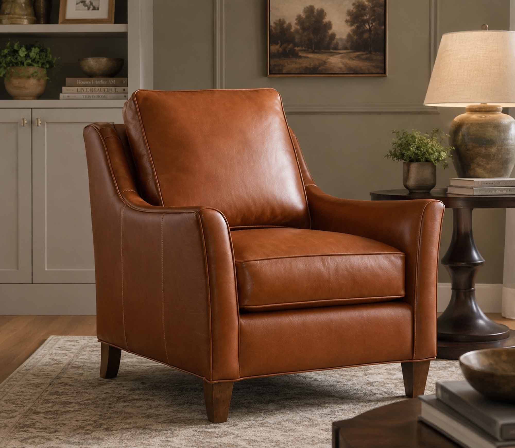 Tatum Leather Chair - Image 9