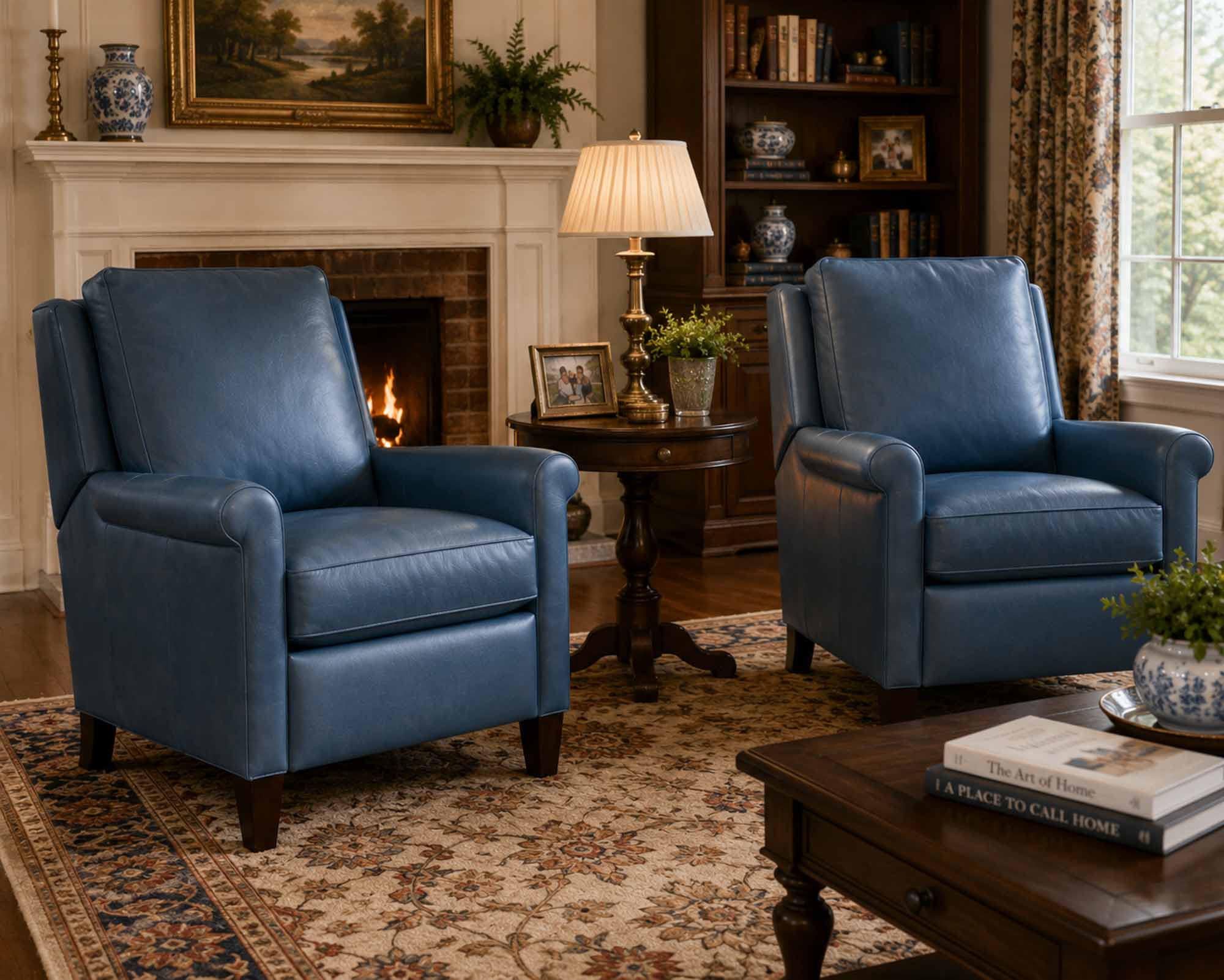 Timber Leather Recliner - Image 4