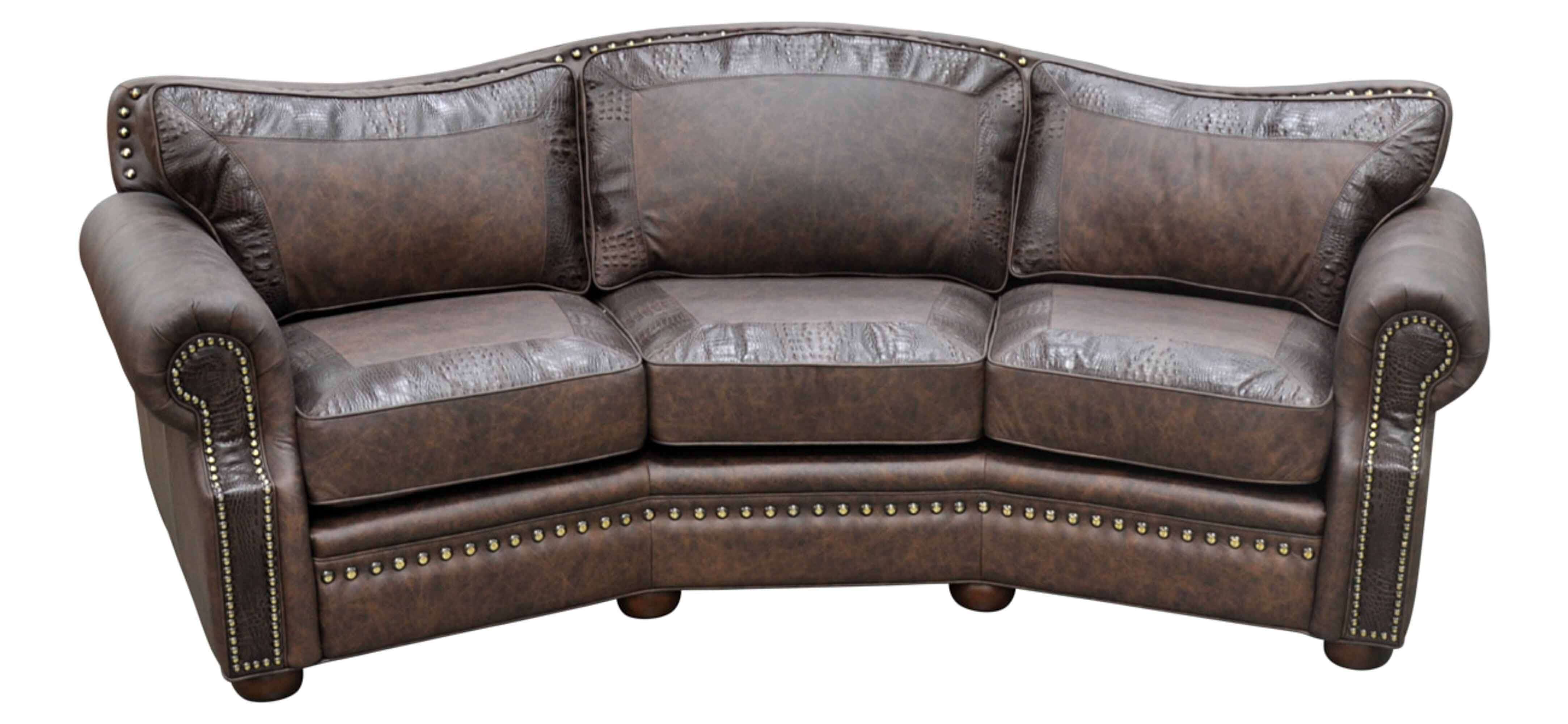 Tucson Leather Conversation Sofa - Image 2
