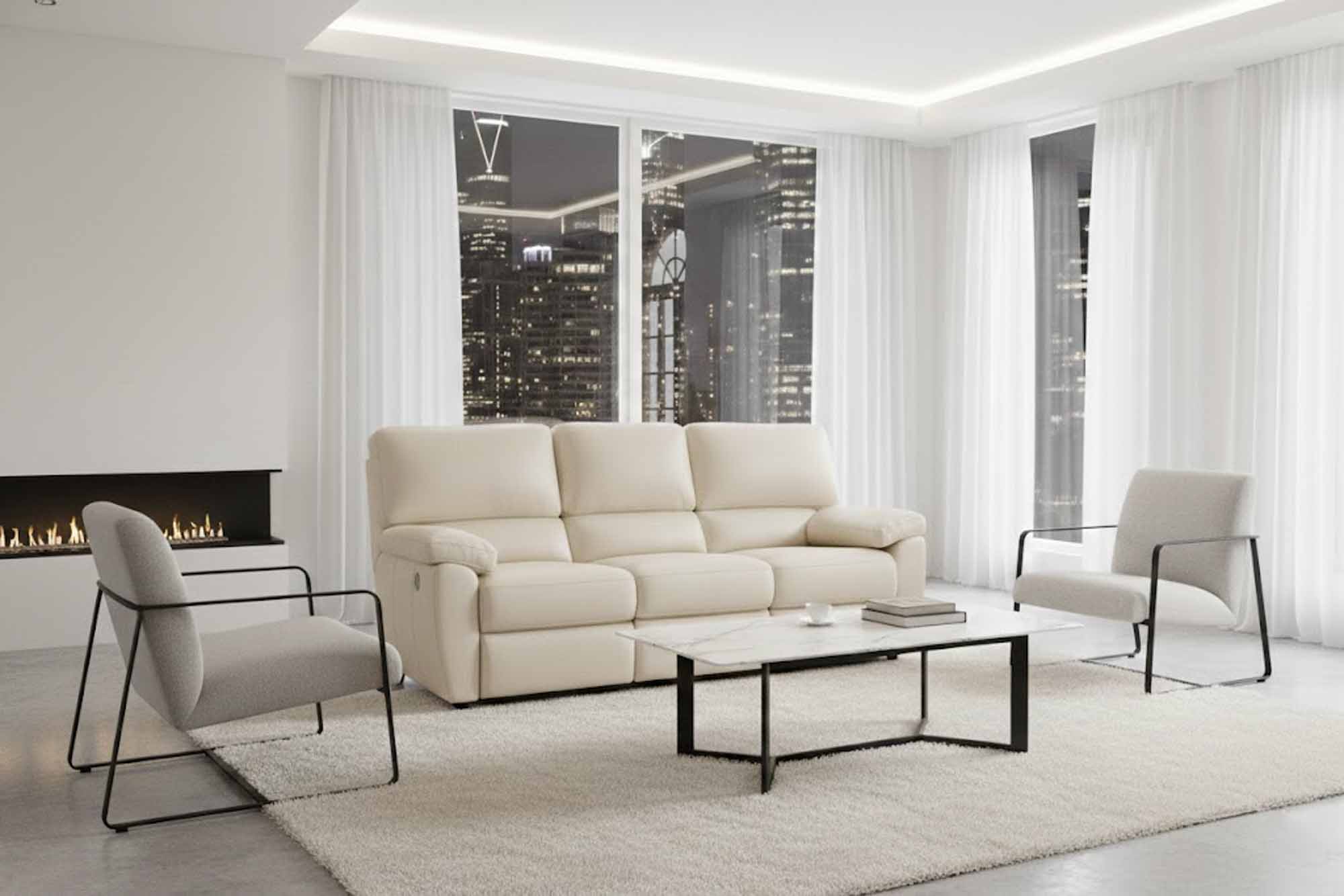 Vermont Leather Full Size Sofa Sleeper - Image 4