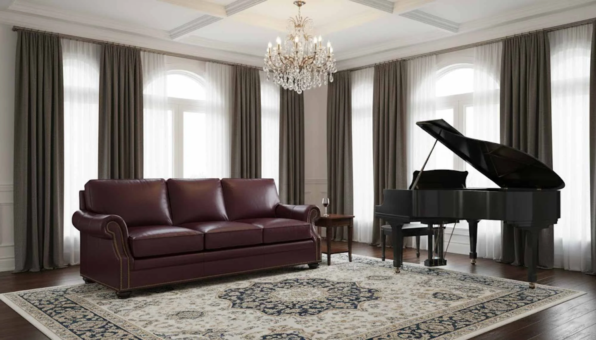 Warner Leather Sleeper Sofa - Image 8