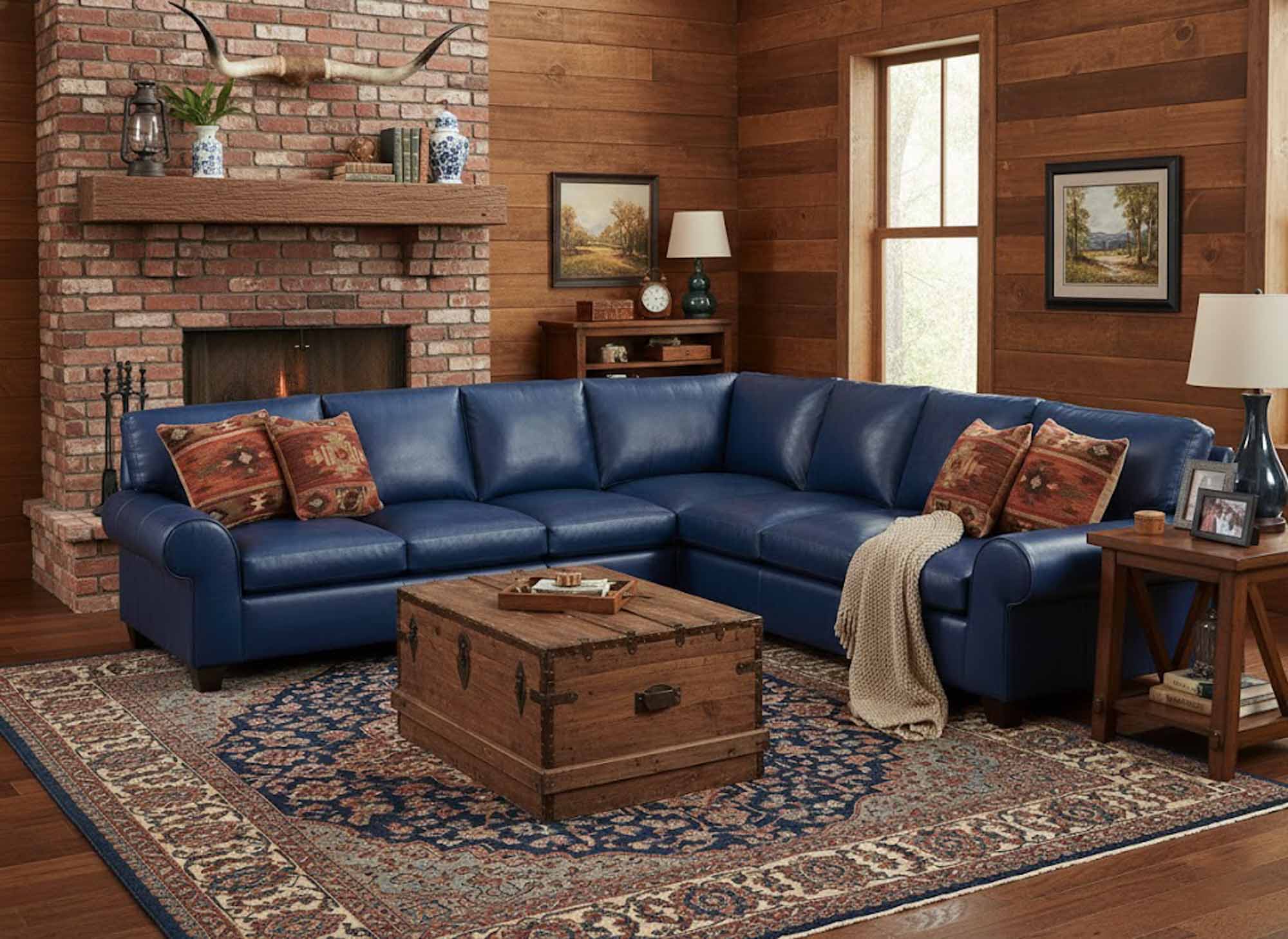 Washington Leather Sectional - Image 4