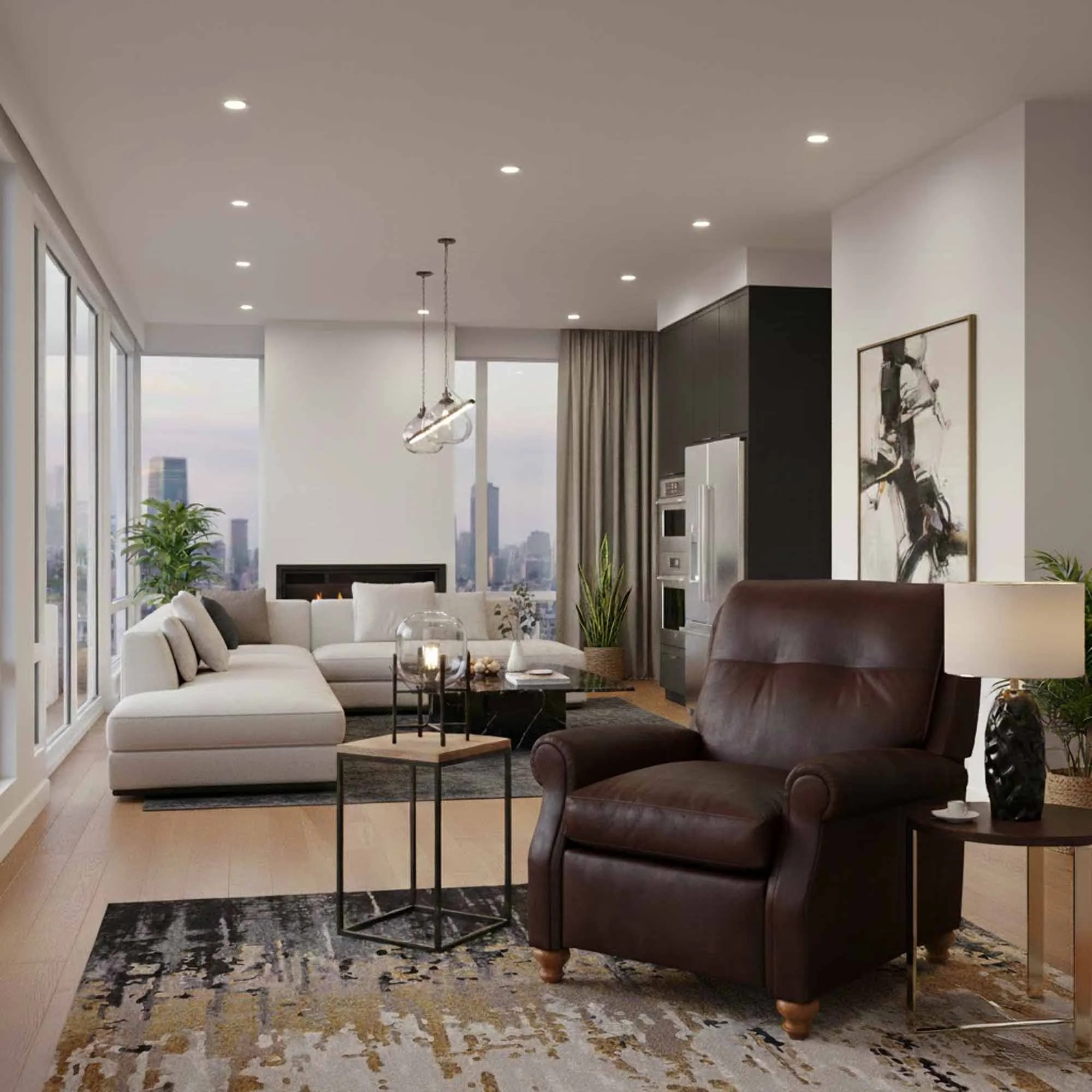 Wesley Leather Recliner - Image 4