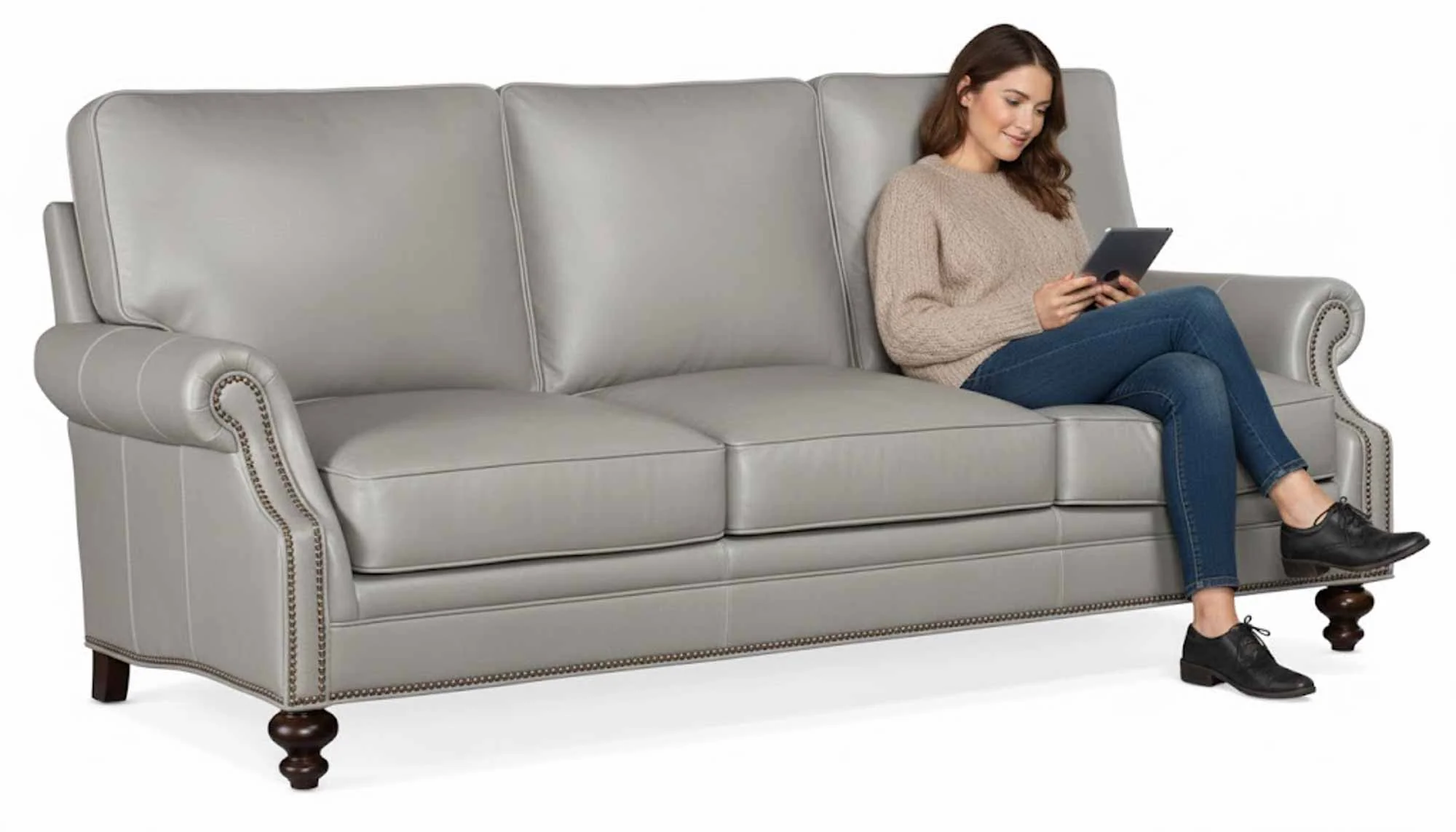 West Haven Leather Sofa - Image 7