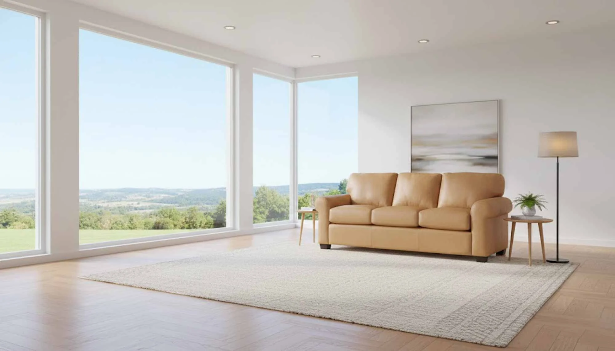 West Point Leather Sofa - Image 5