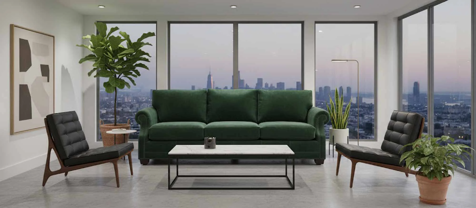 Winston Leather Loveseat - Image 3